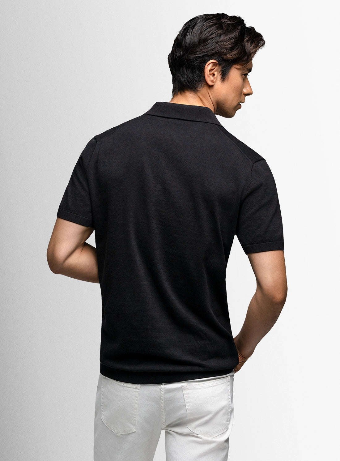 Bucco Neat Black Polo