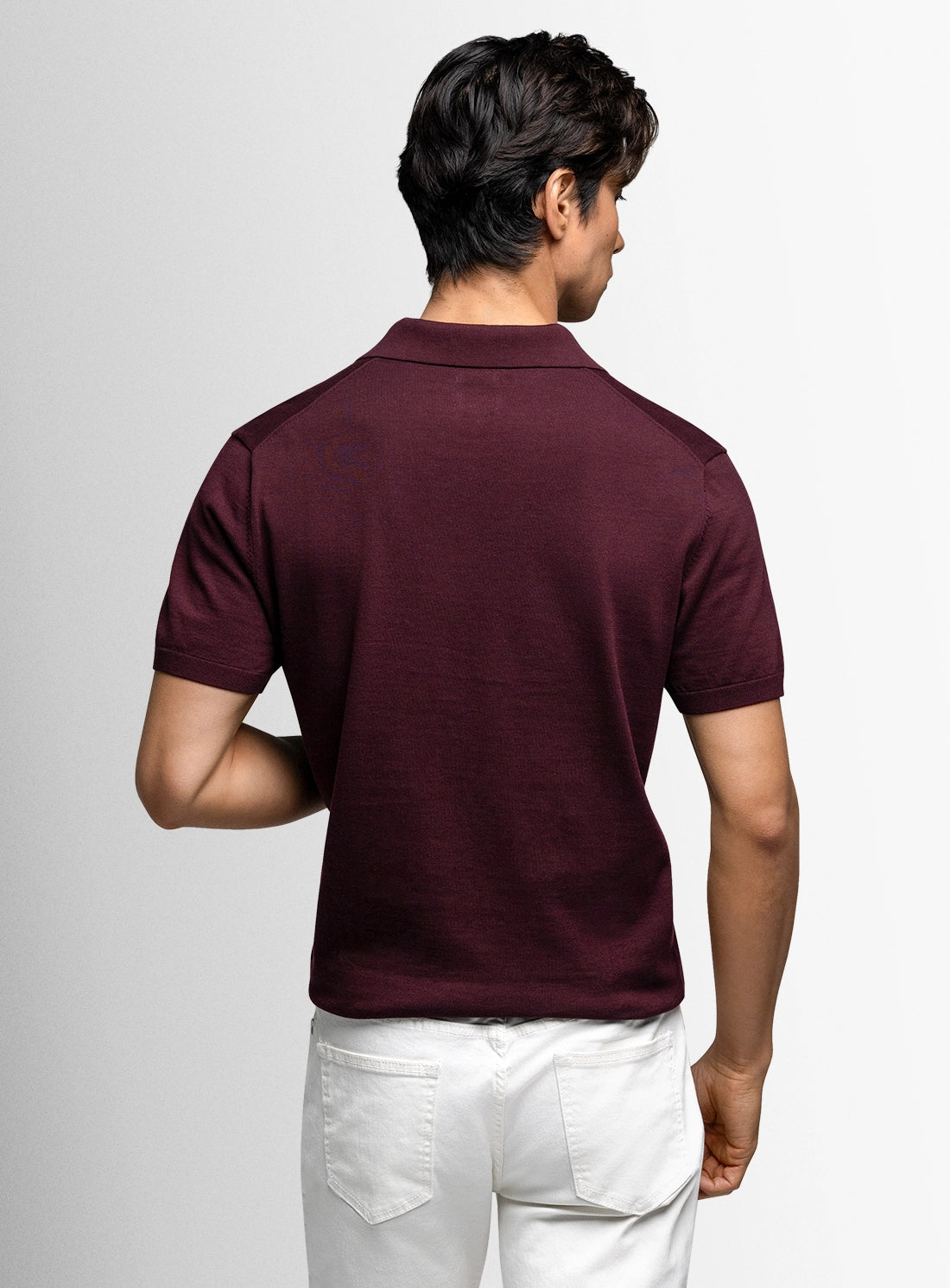 Bucco Neat Berry Red Polo