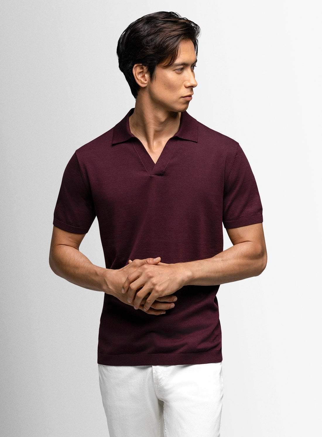 Bucco Neat Berry Red Polo
