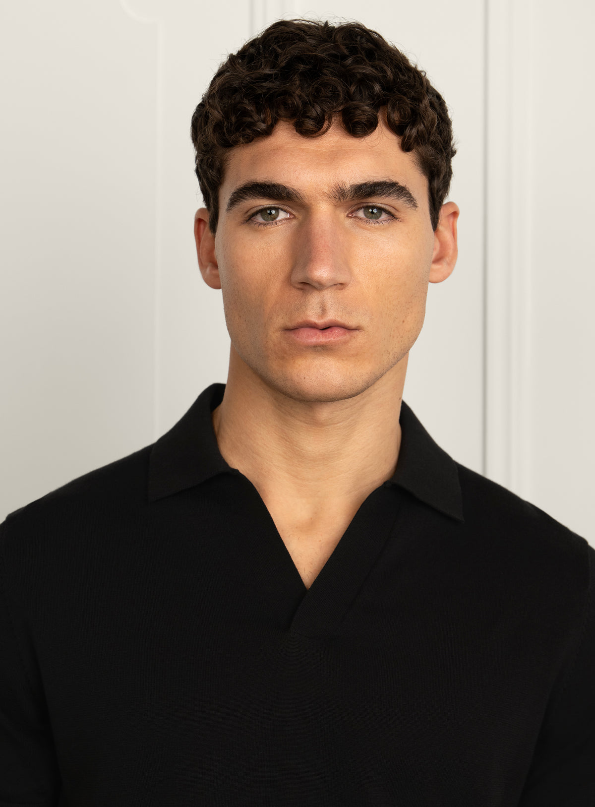 Silvio Neat Black Polo Shirt
