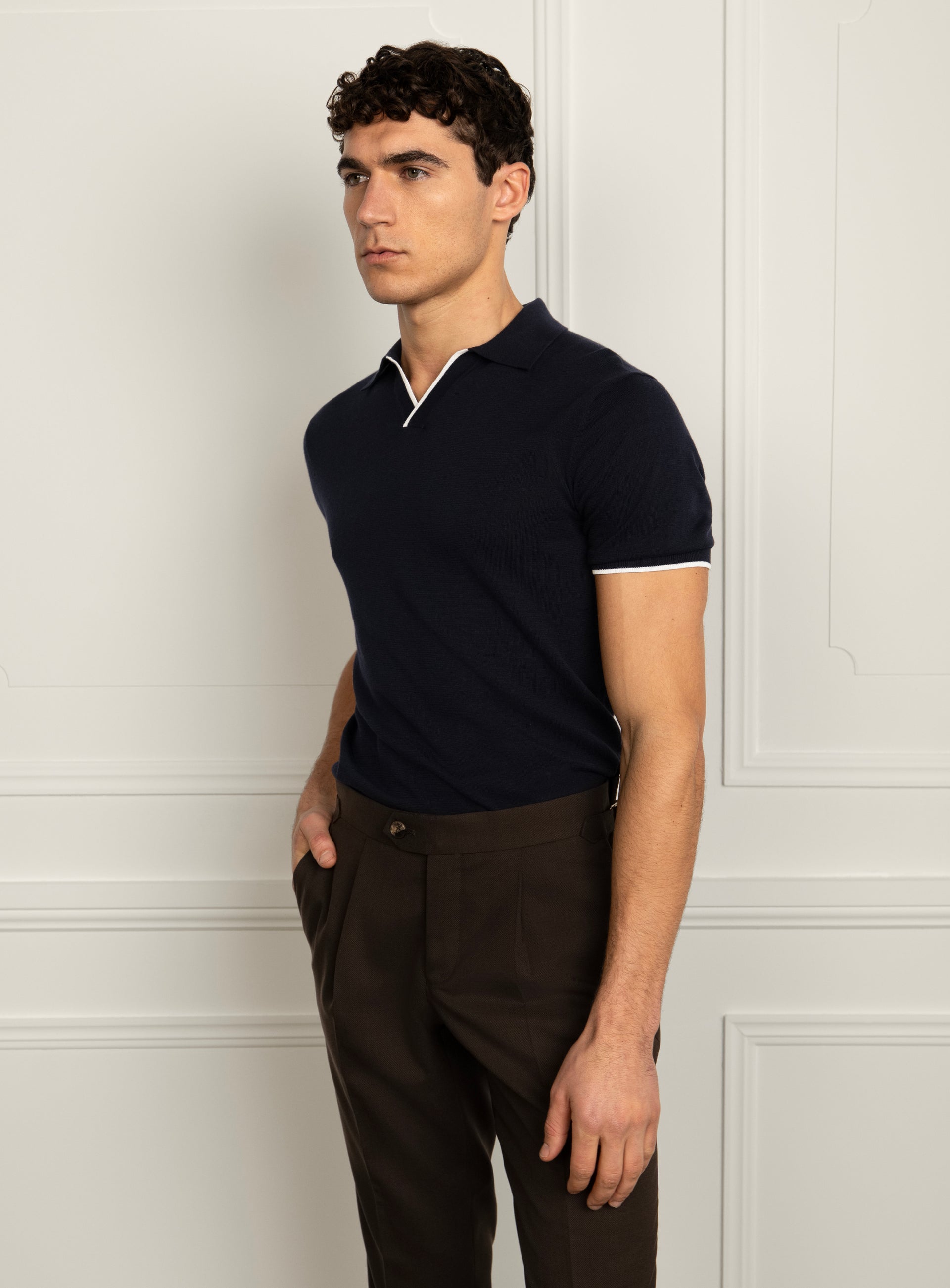 Acosta Navy Polo Shirt
