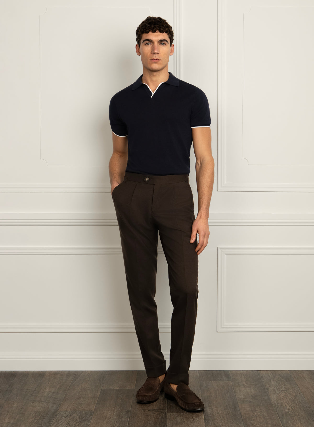 Acosta Navy Polo Shirt