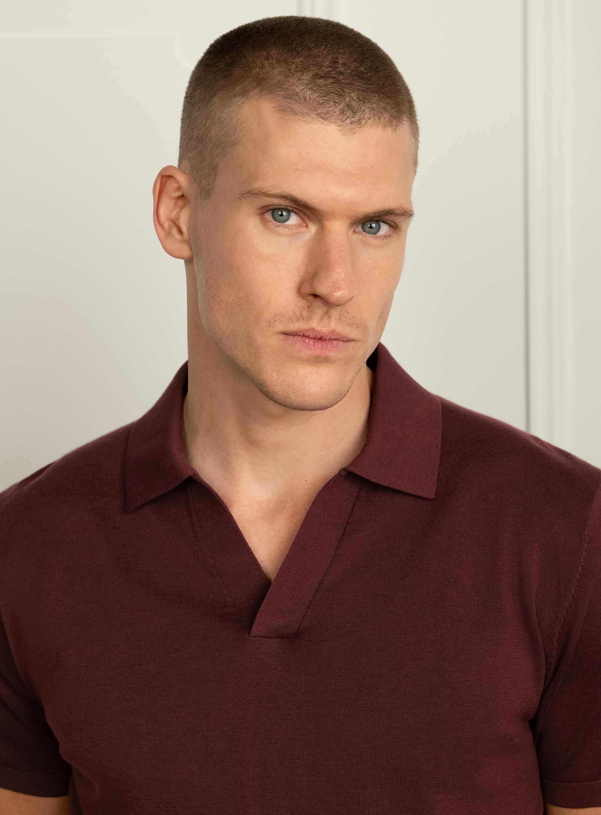 Silvio Neat Berry Red Polo Shirt