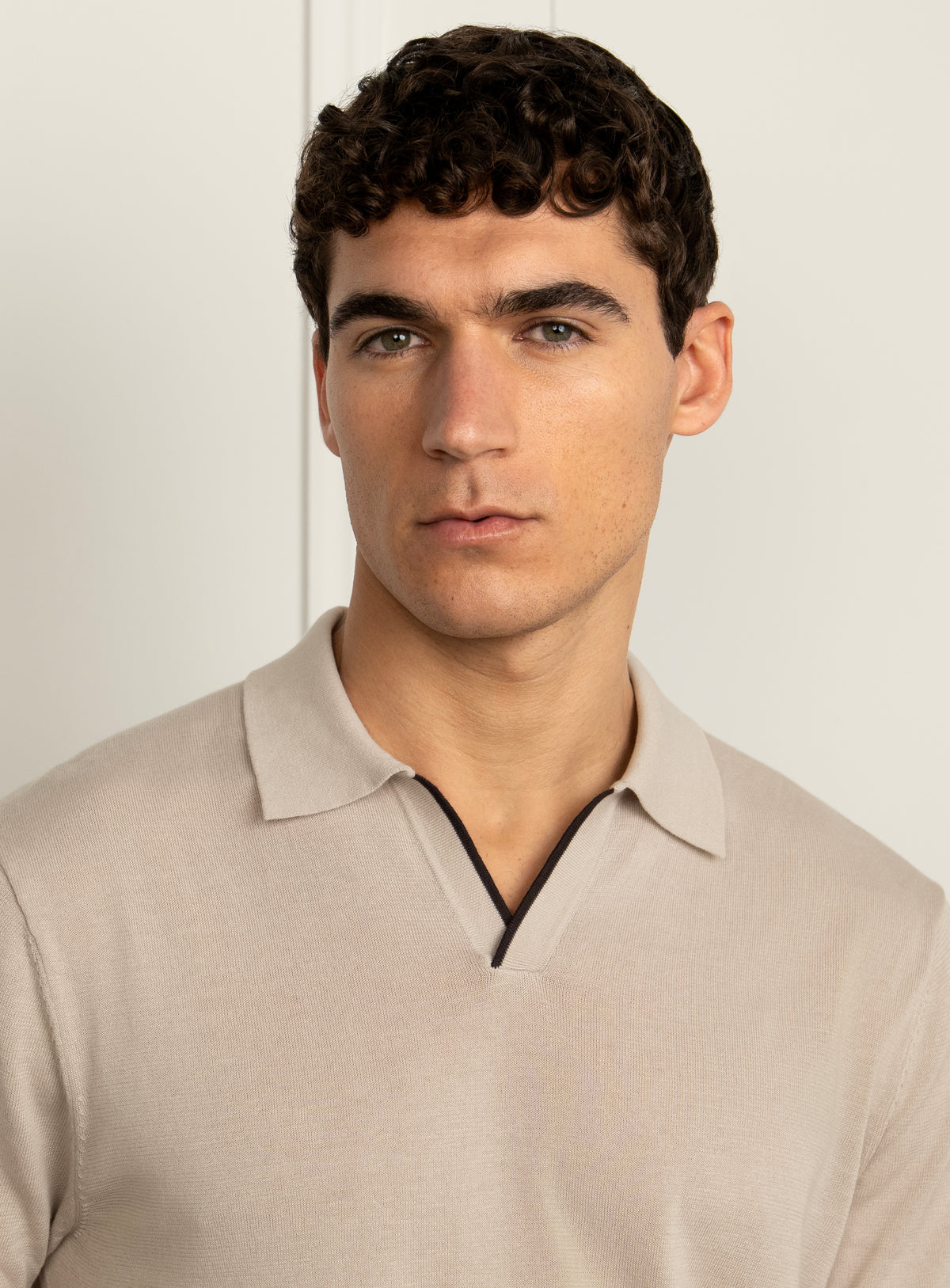 Acosta Ecru Polo Shirt