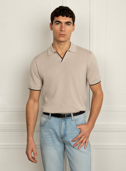 Acosta Ecru Polo Shirt