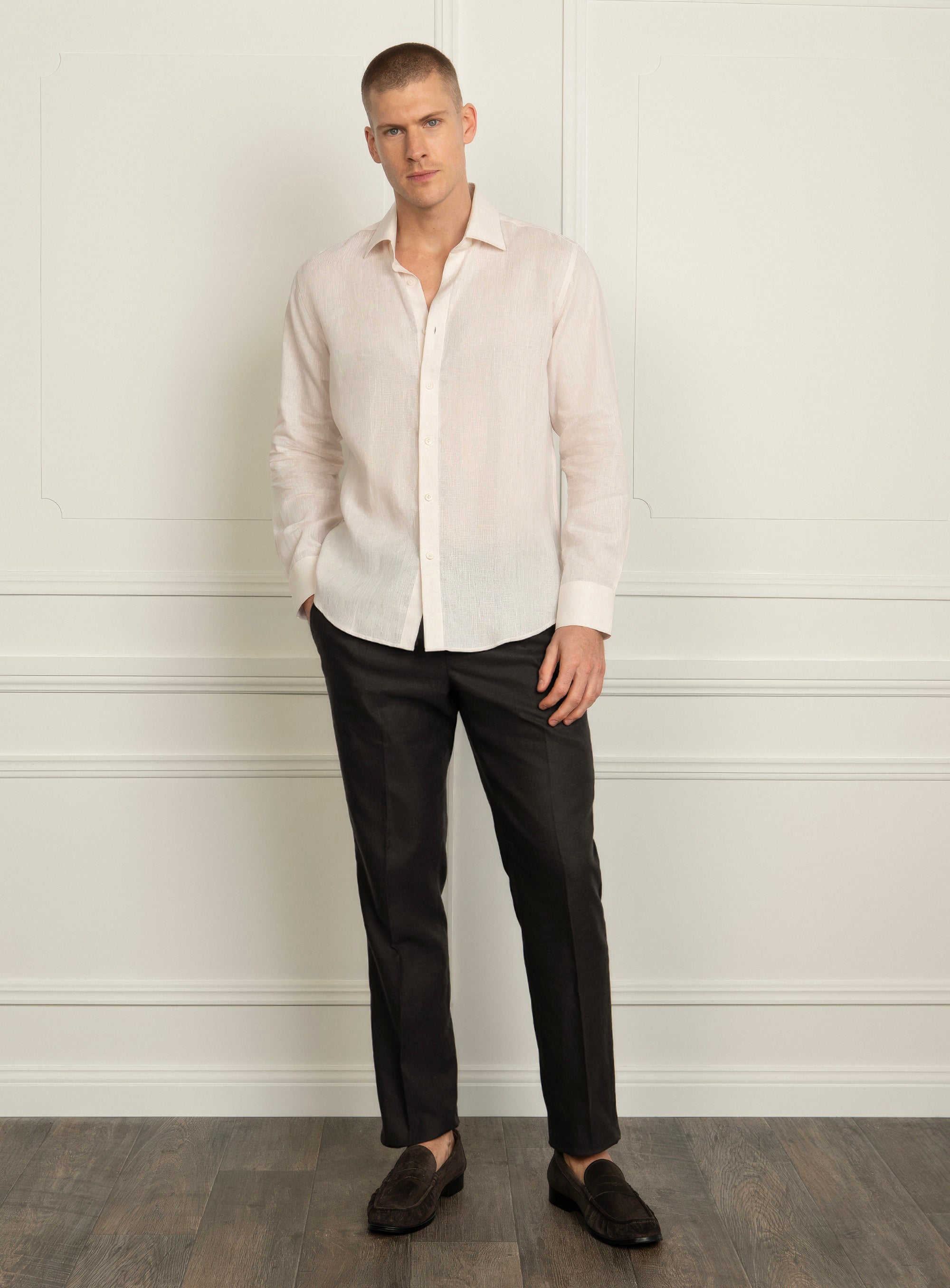 Amalfi Signature Biscuit Linen Shirt