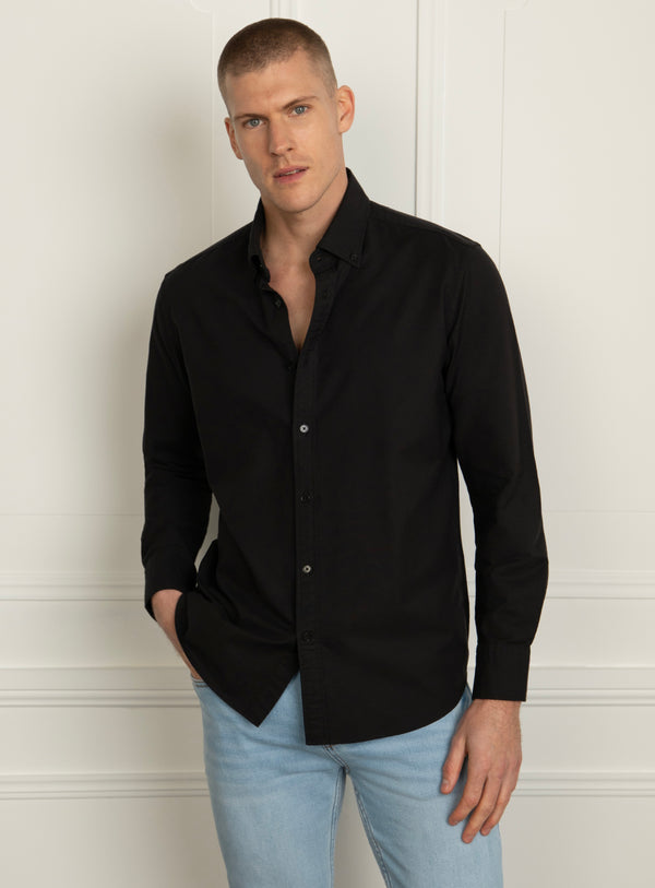 Merano Signature Black Oxford Shirt