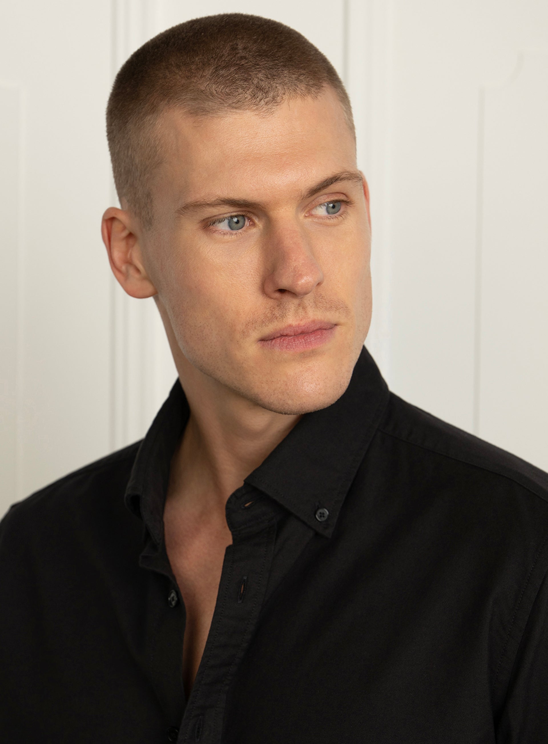 Merano Signature Black Oxford Shirt