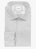 Milan Luxe Black & White Stripe Shirt