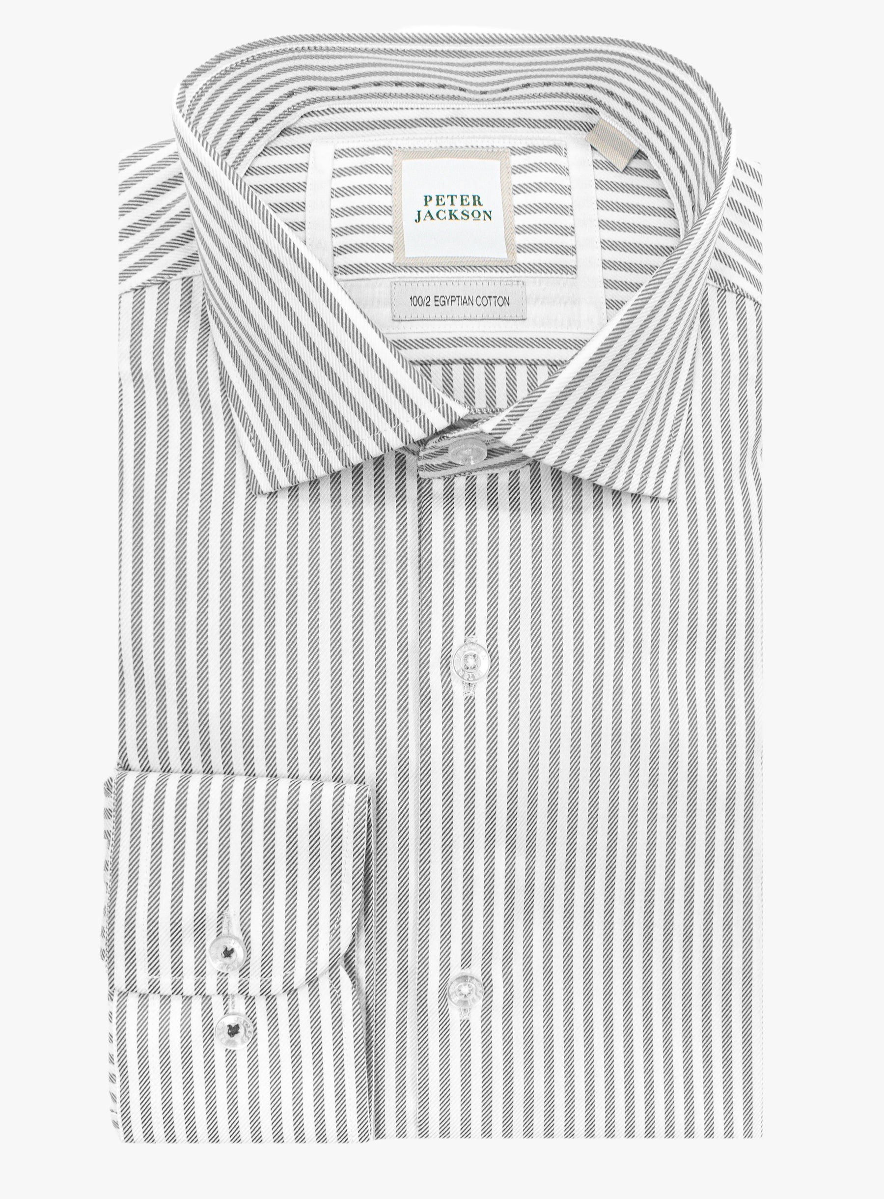 Milan Luxe Black &amp; White Stripe Shirt