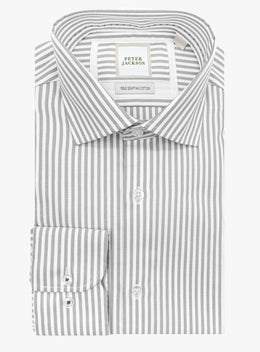 Milan Luxe Black & White Stripe Shirt