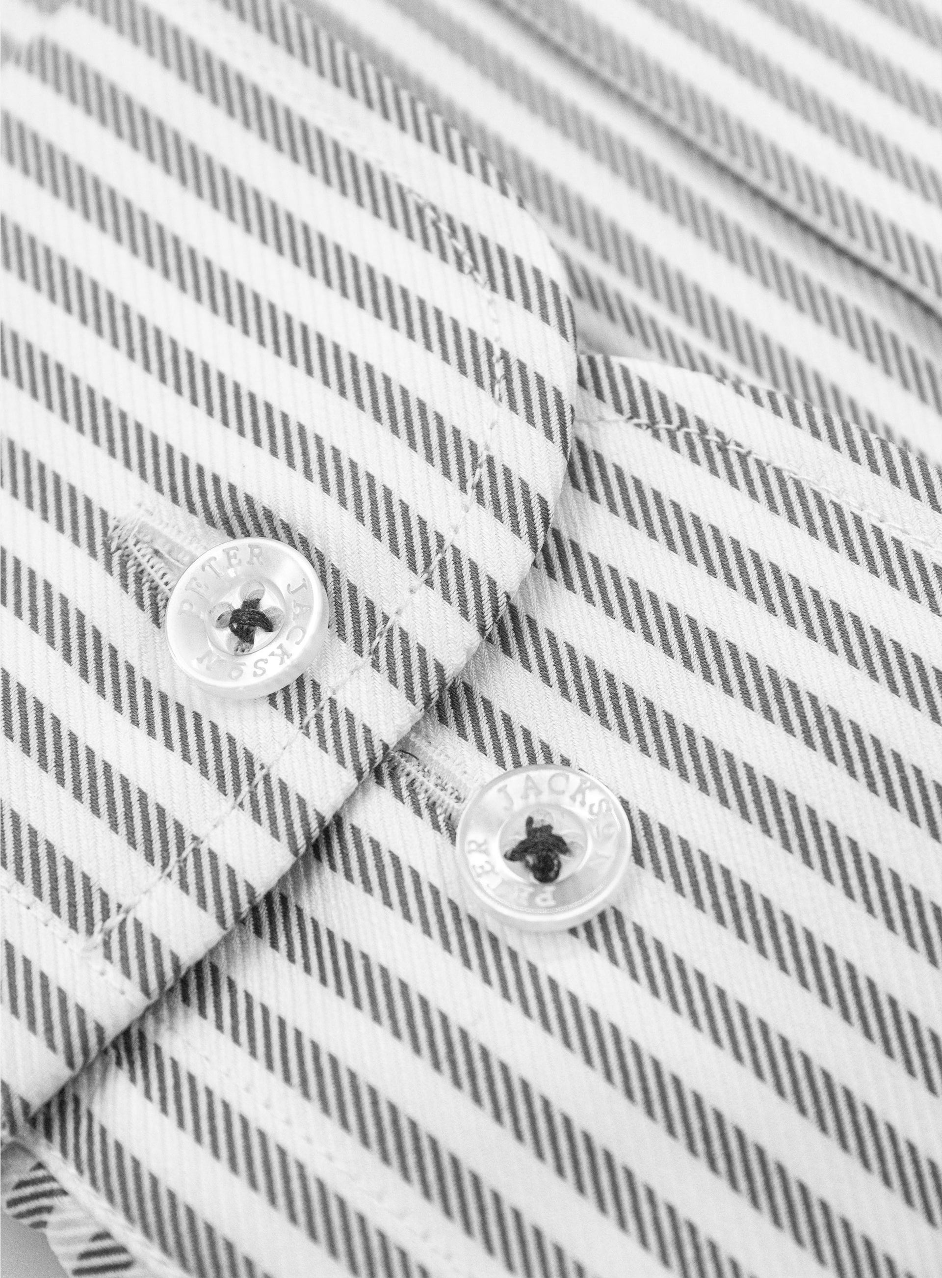 Milan Luxe Black & White Stripe Shirt