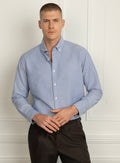 Merano Signature Blue Oxford Shirt