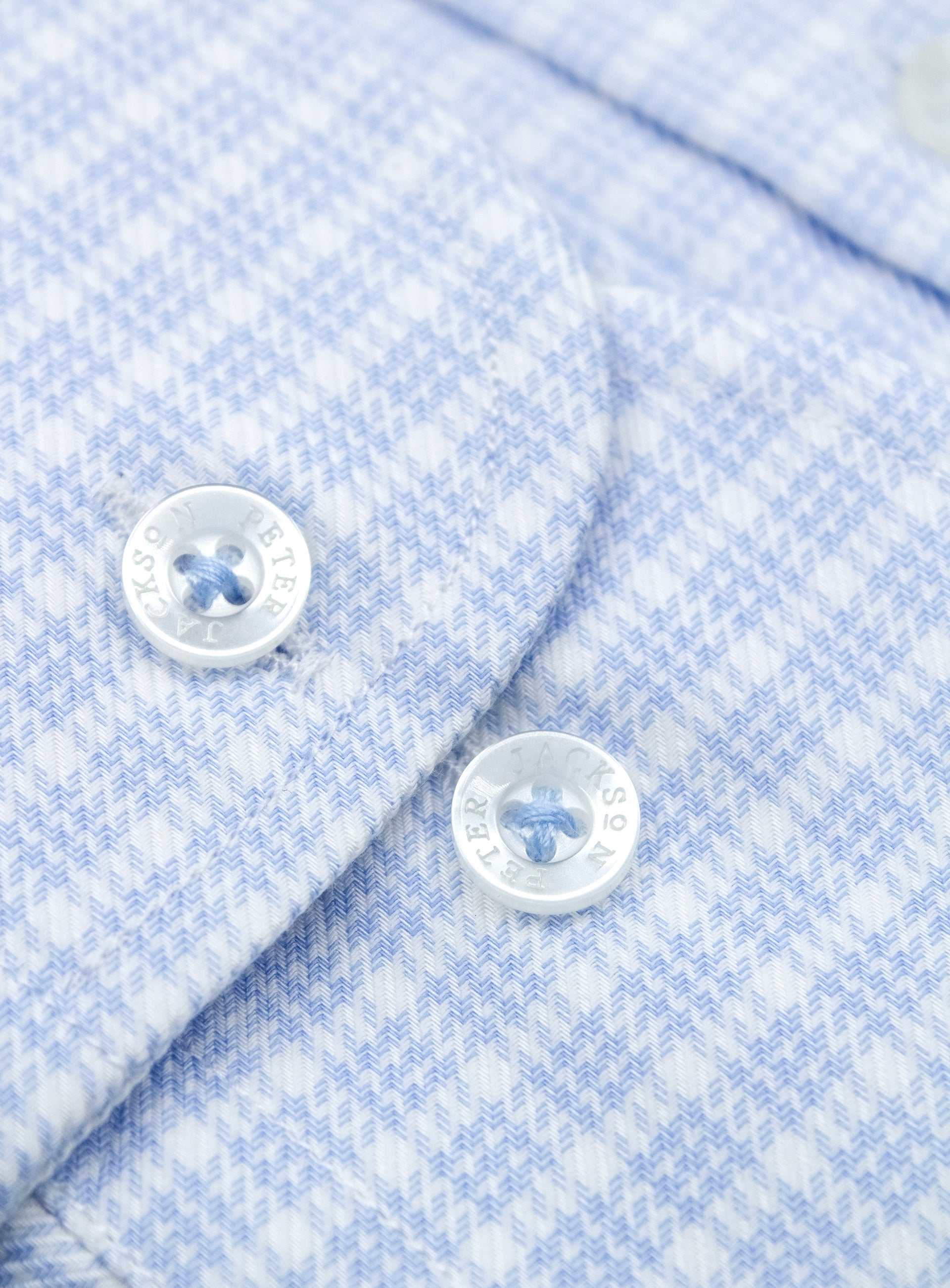 Milan Plaid Sky Blue Shirt