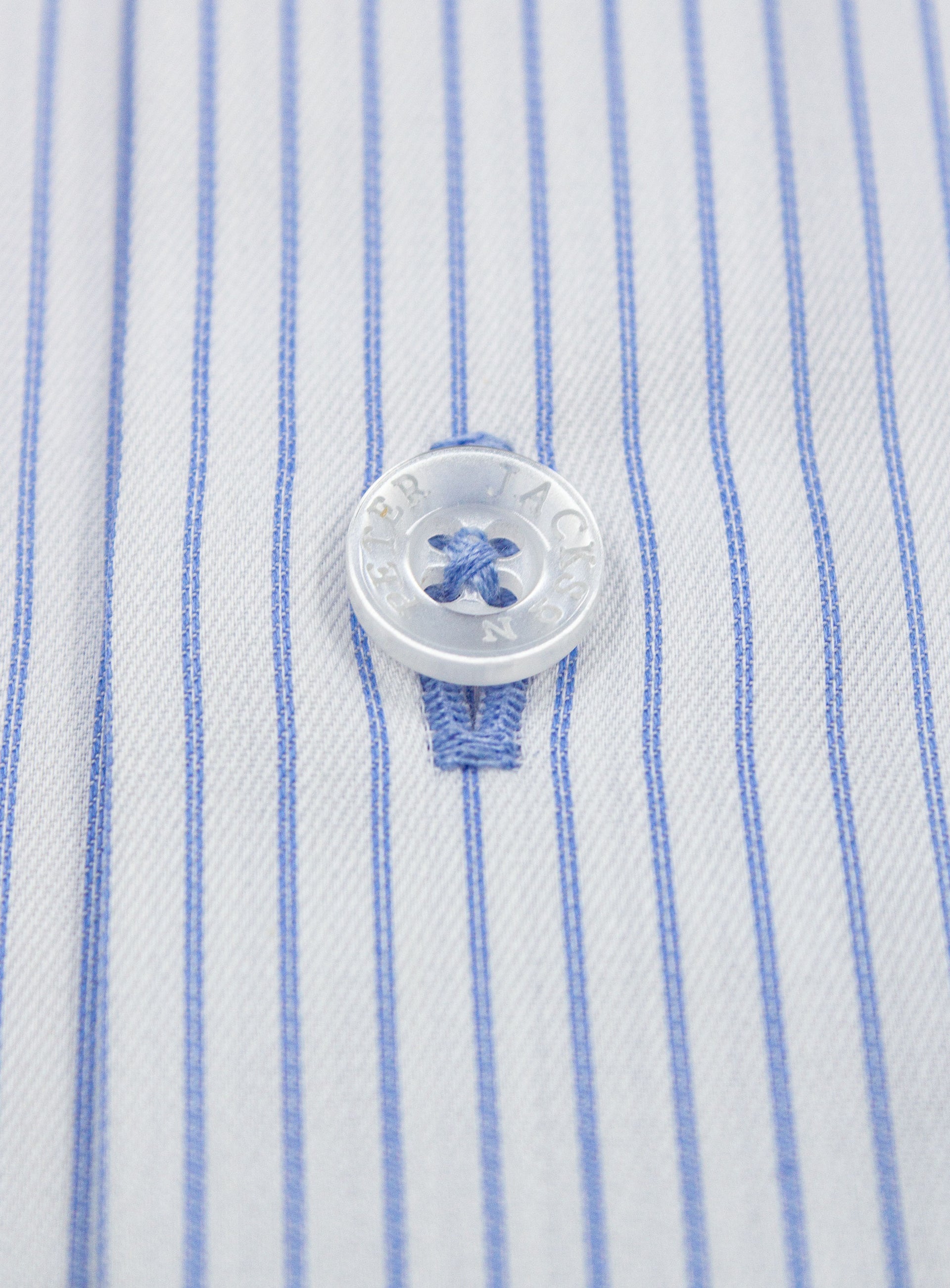 Milan Fine Stripe Twill Sky Blue Shirt