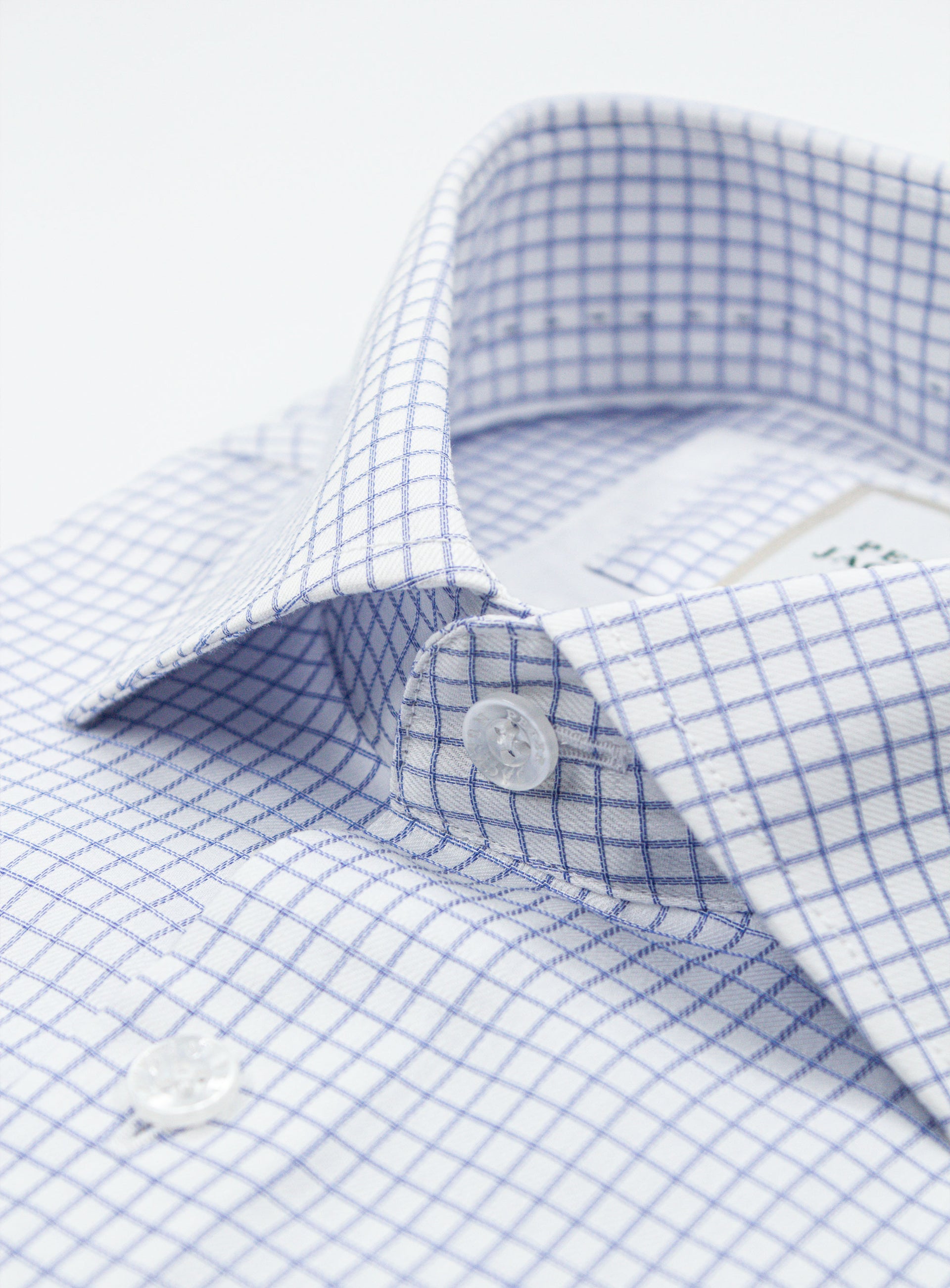 Milan Twill Blue Check Shirt