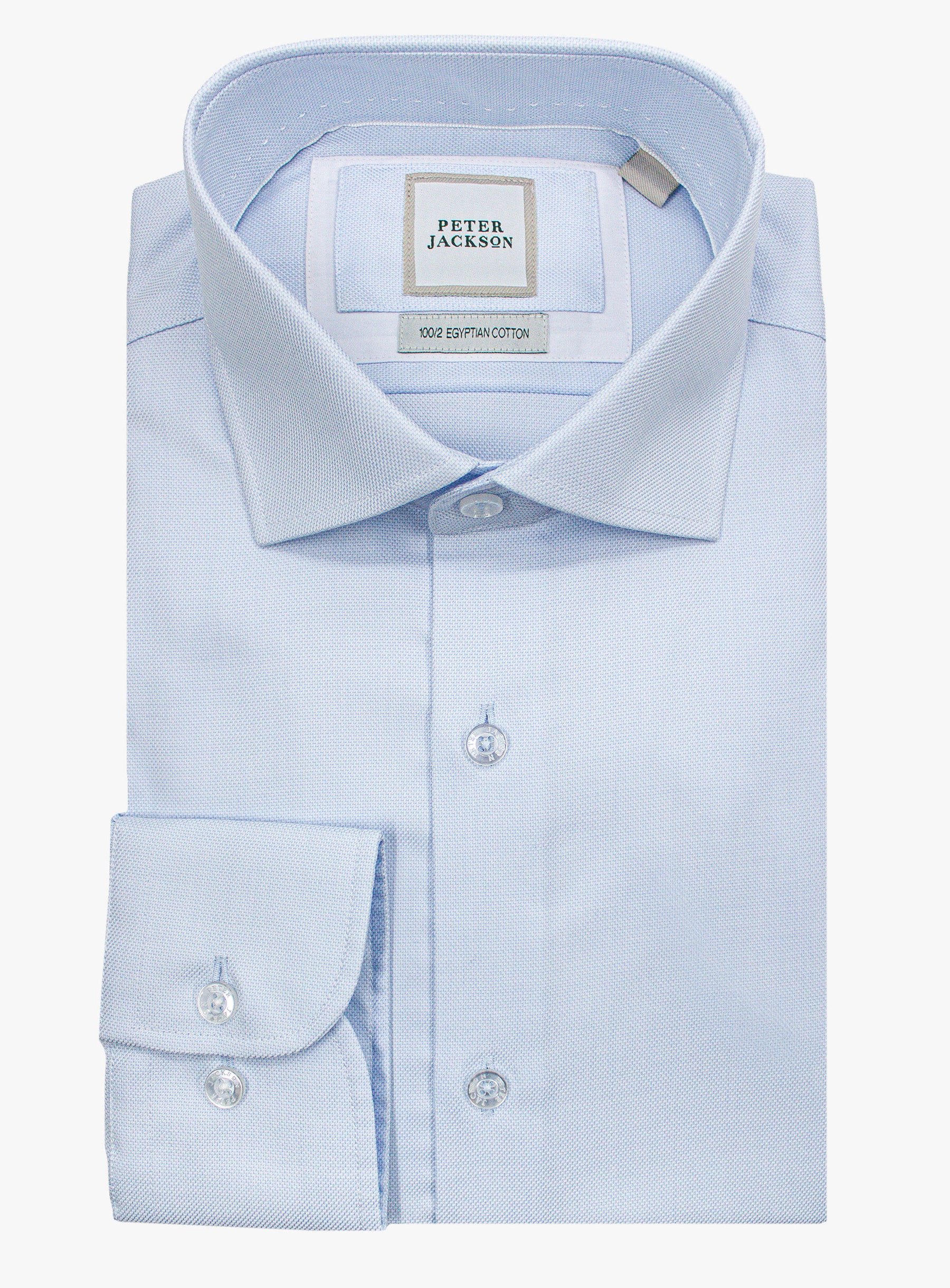 Milan Luxe Weave Sky Blue Shirt