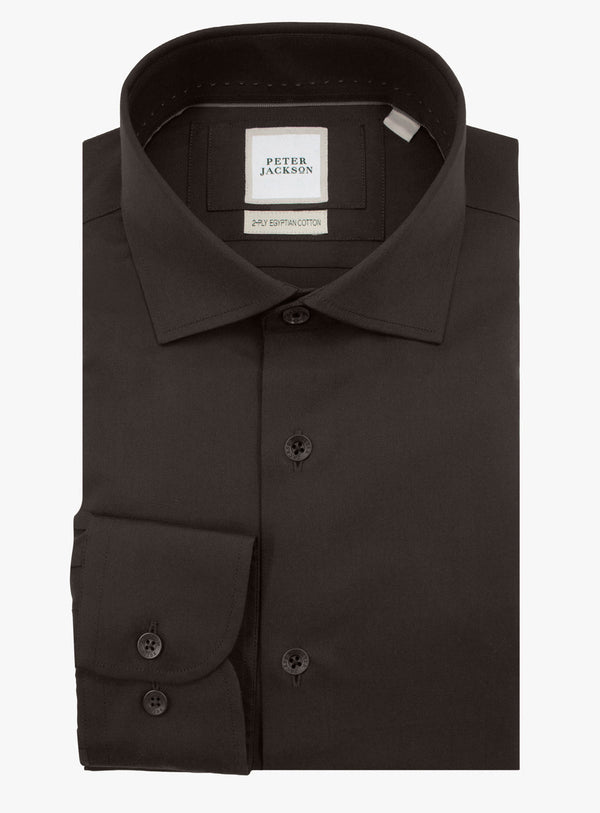 Milan Twill Chocolate Brown Shirt