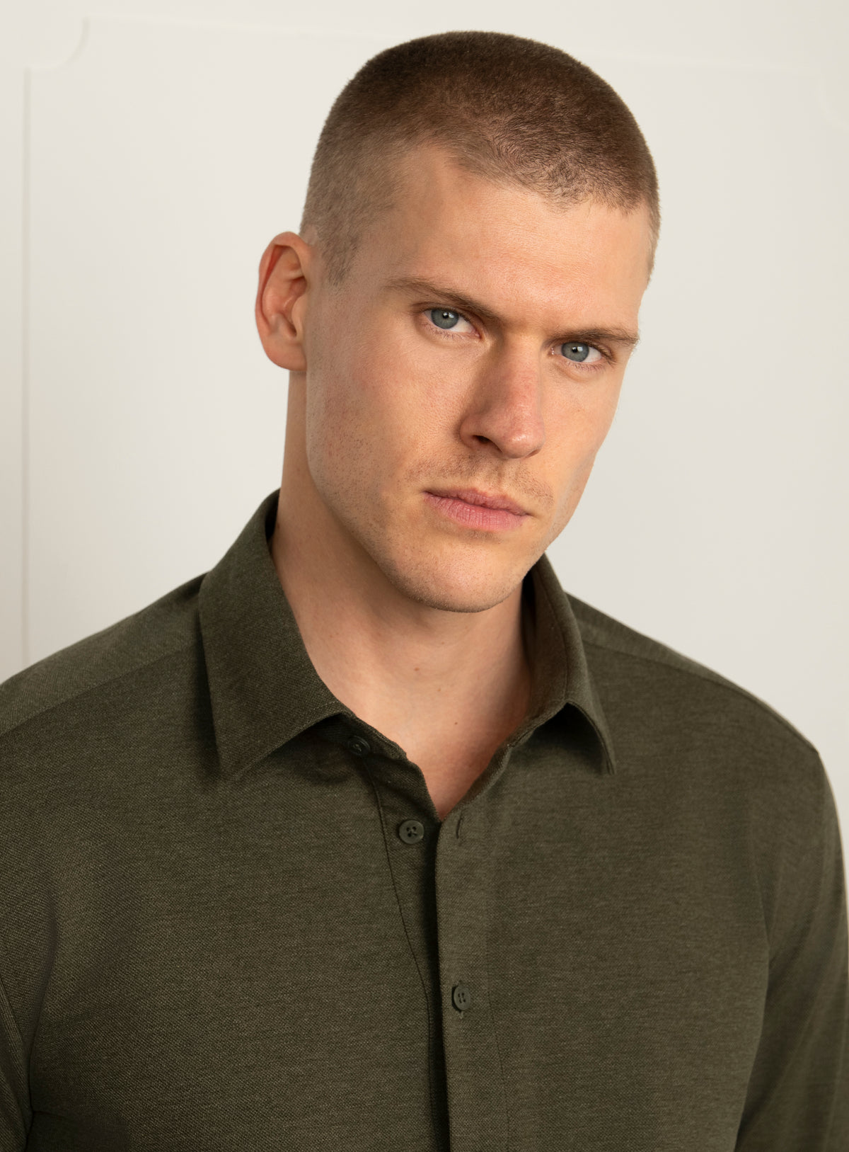 Pasquale Popover Green Shirt