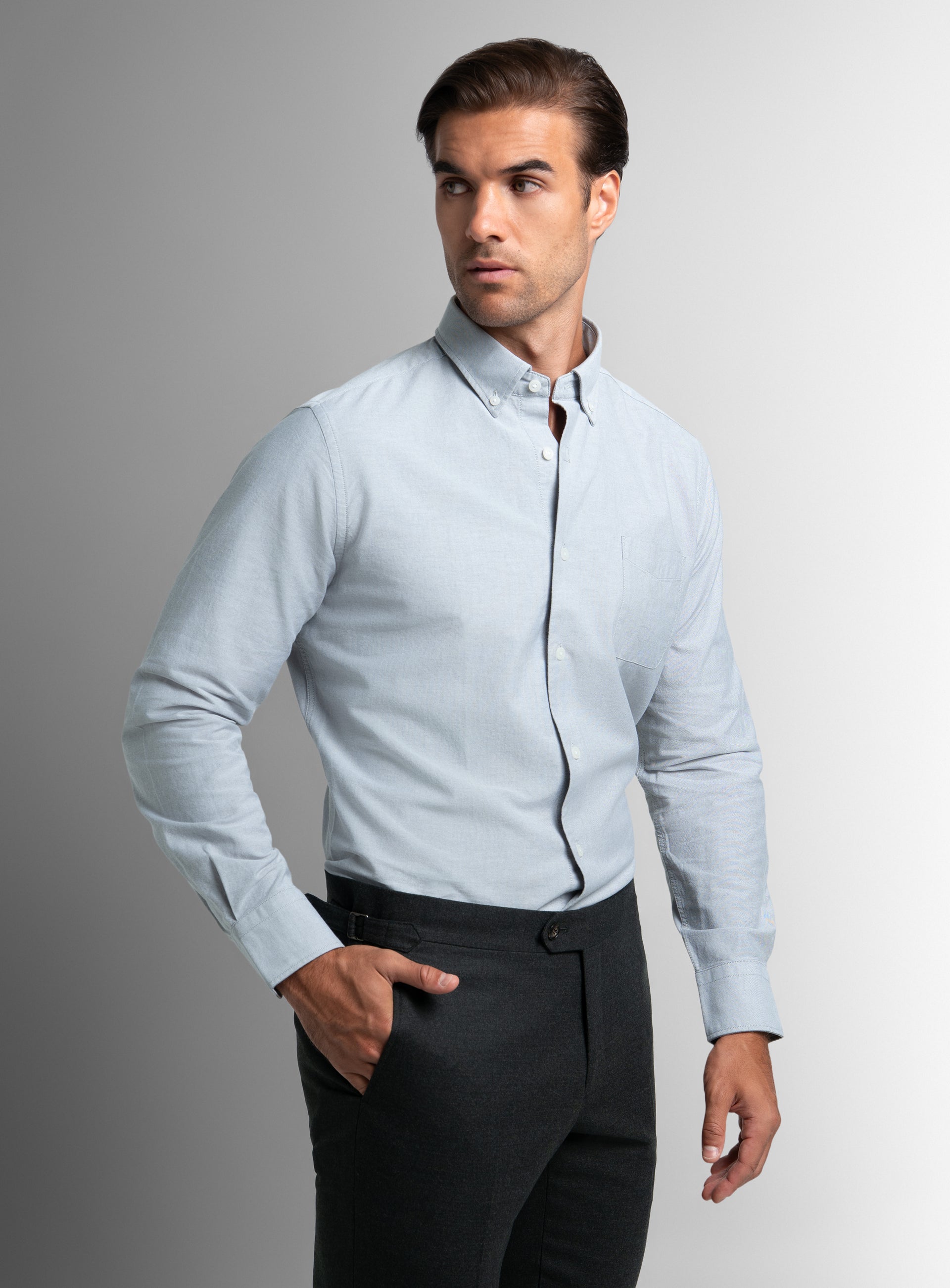 Vittoria Mint Oxford Shirt