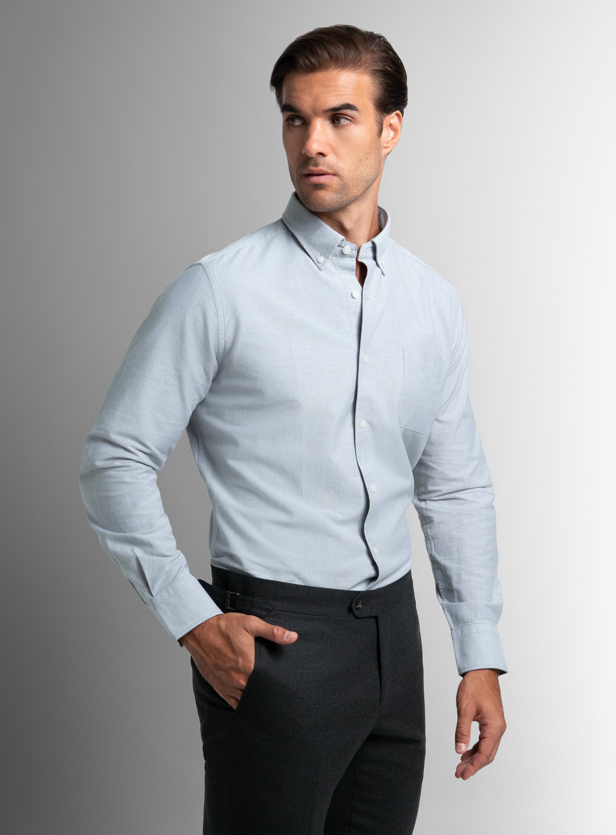 Vittoria Mint Oxford Shirt