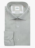 Milan Twill Sage Green Stripe Shirt