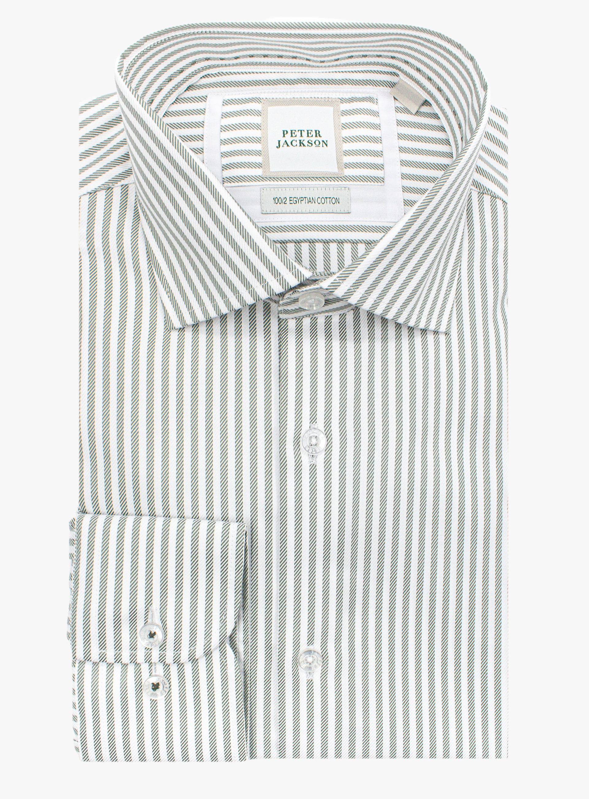 Picture of the Milan Striped Green Shirt