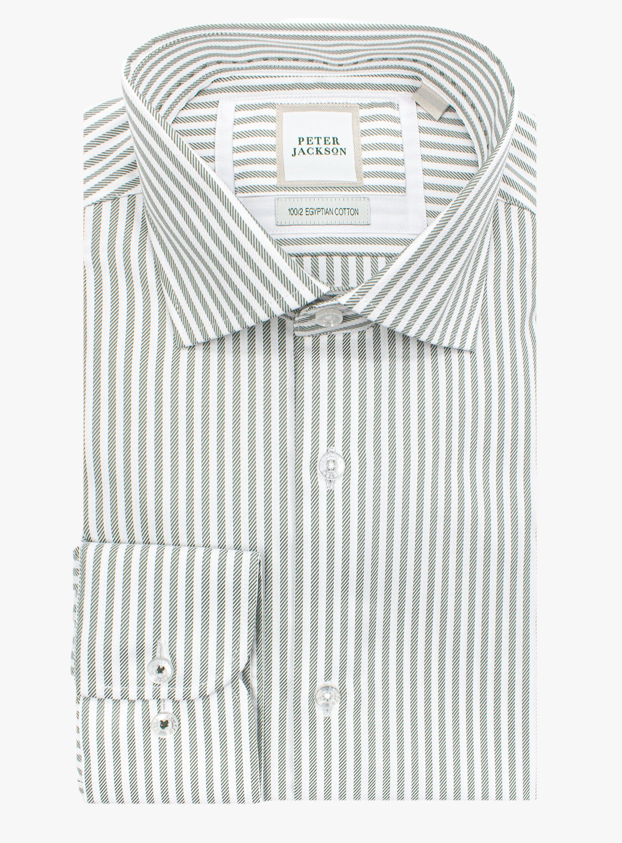 Milan Striped Green Shirt