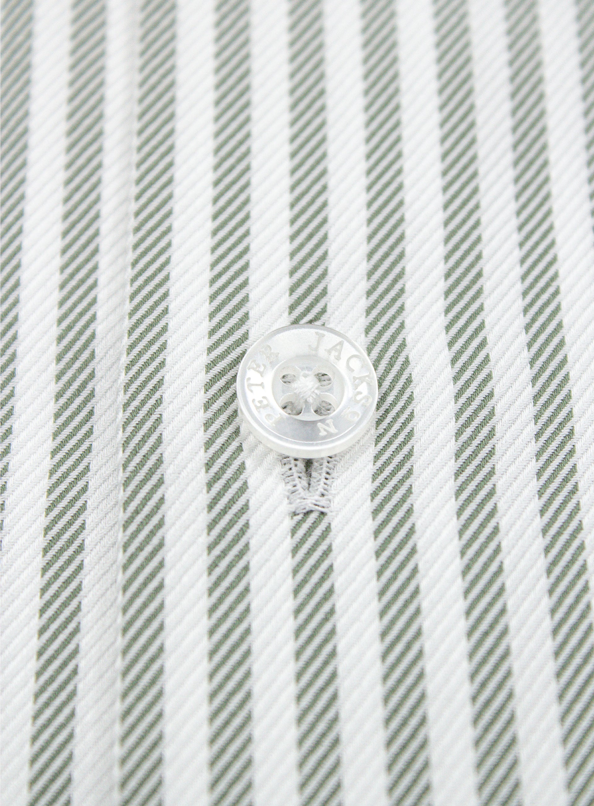 Picture of a button on the Milan Striped Green Shirt
