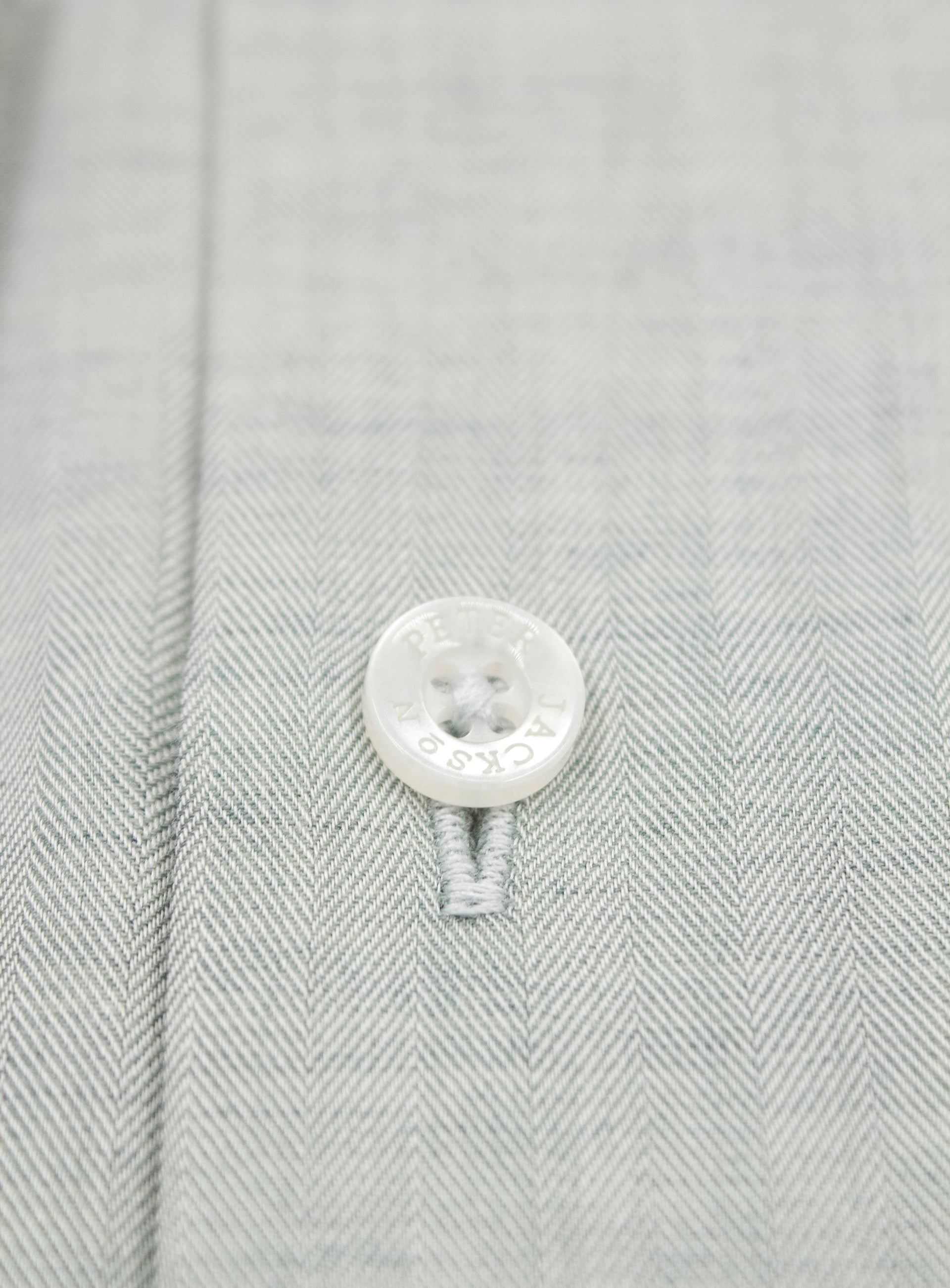 Milan Herringbone Sage Green Shirt