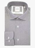 Milan Micro Jacquard Grey Shirt