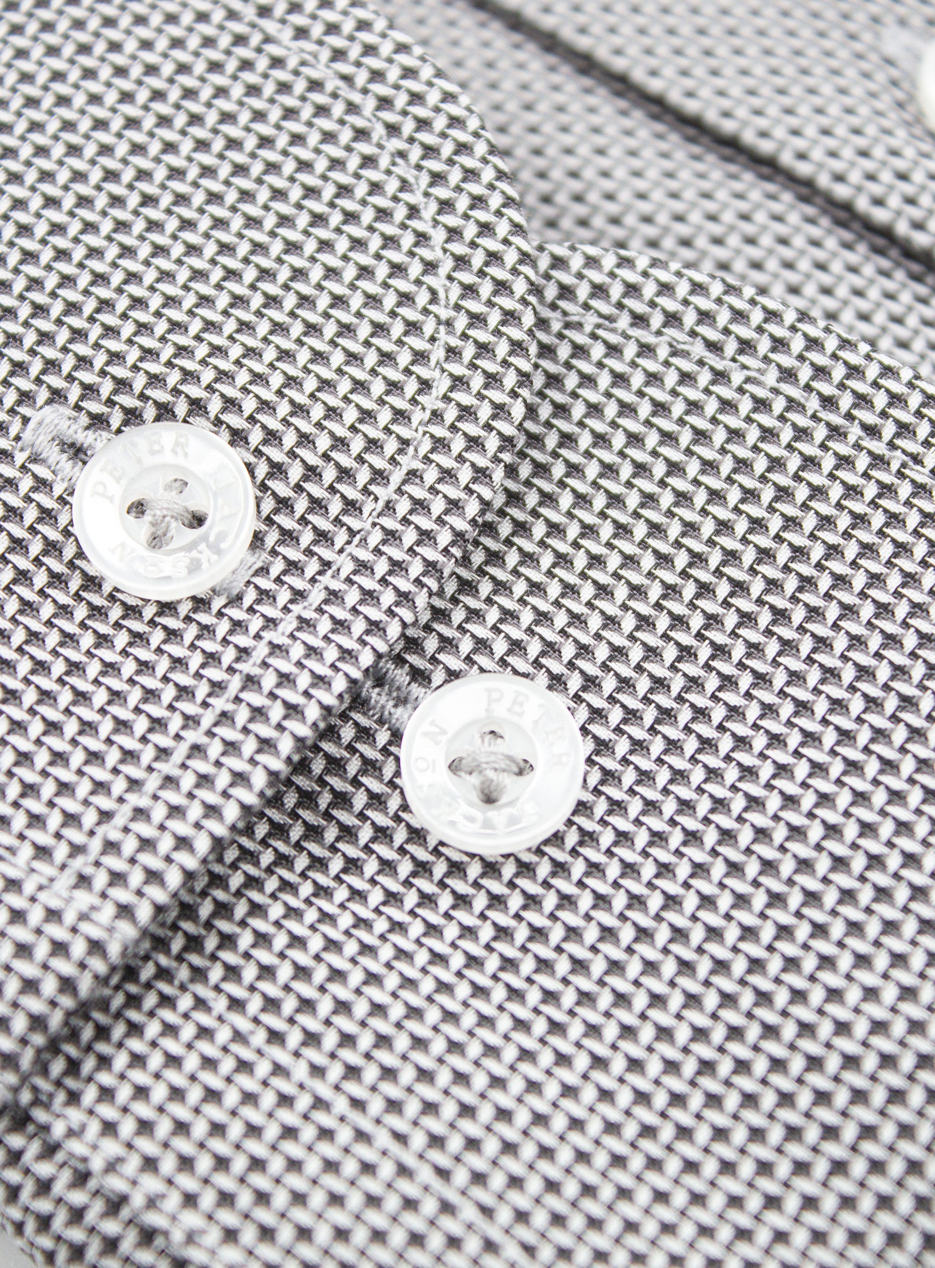 Milan Micro Jacquard Grey Shirt