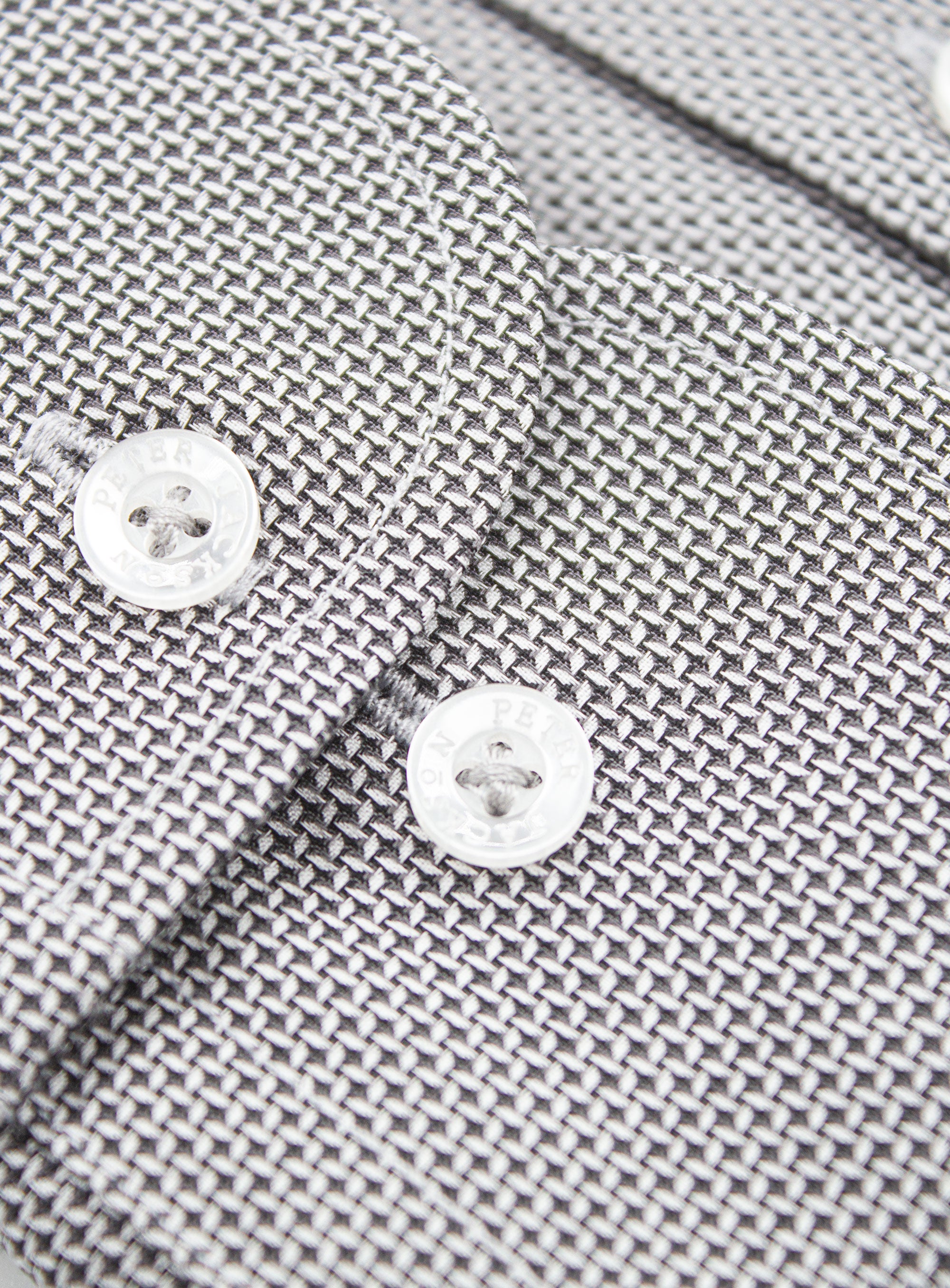 Milan Micro Jacquard Grey Shirt