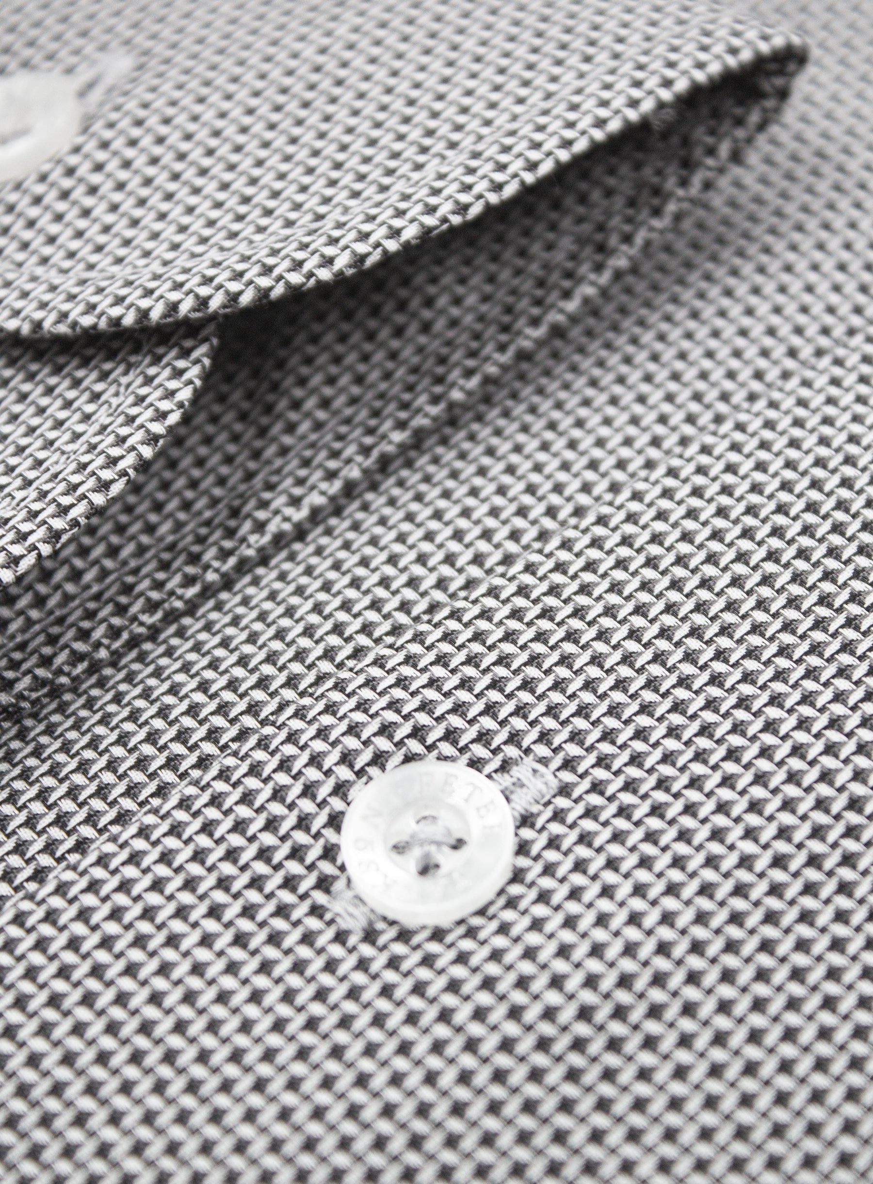Milan Micro Jacquard Grey Shirt