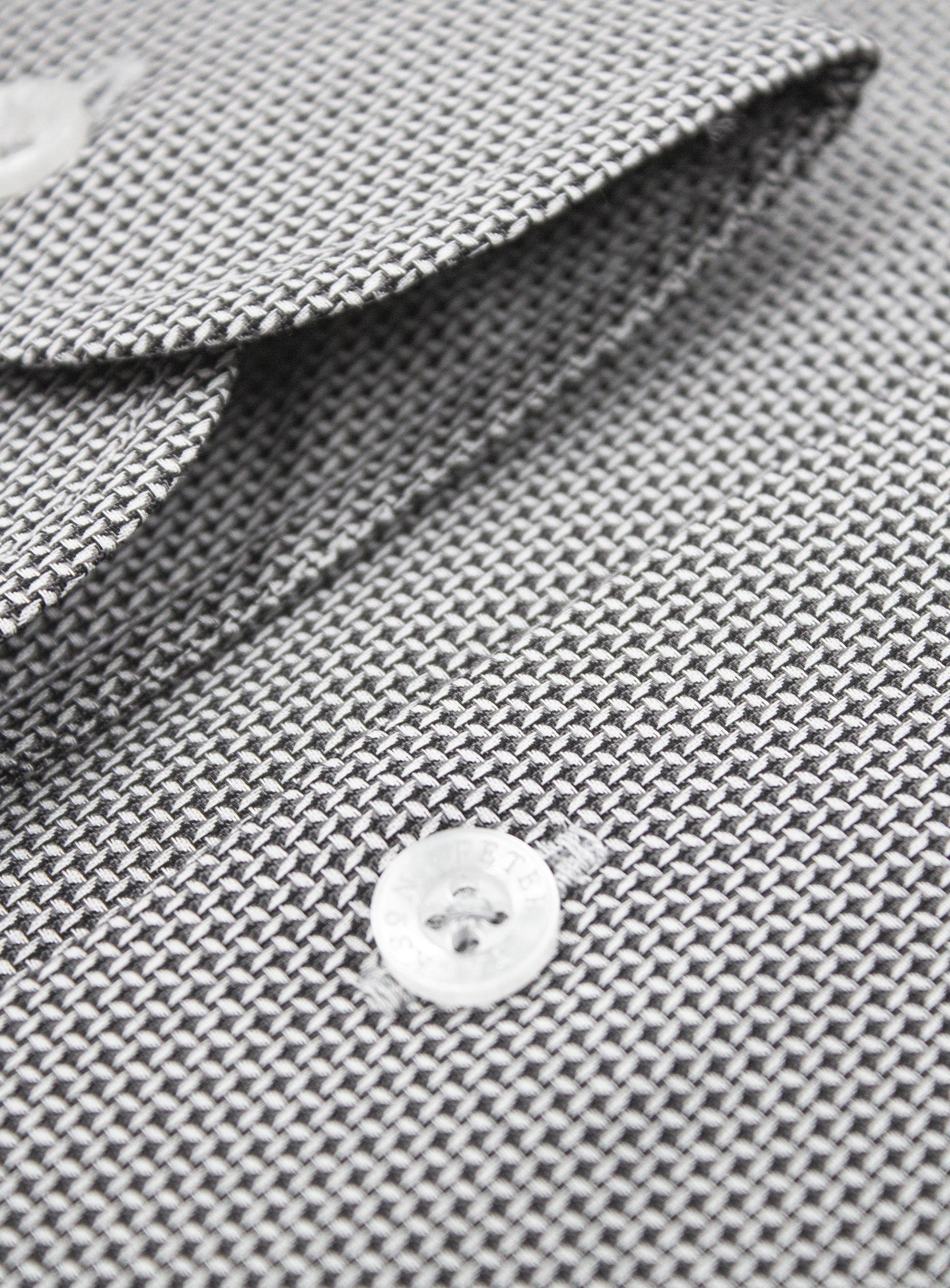 Milan Micro Jacquard Grey Shirt