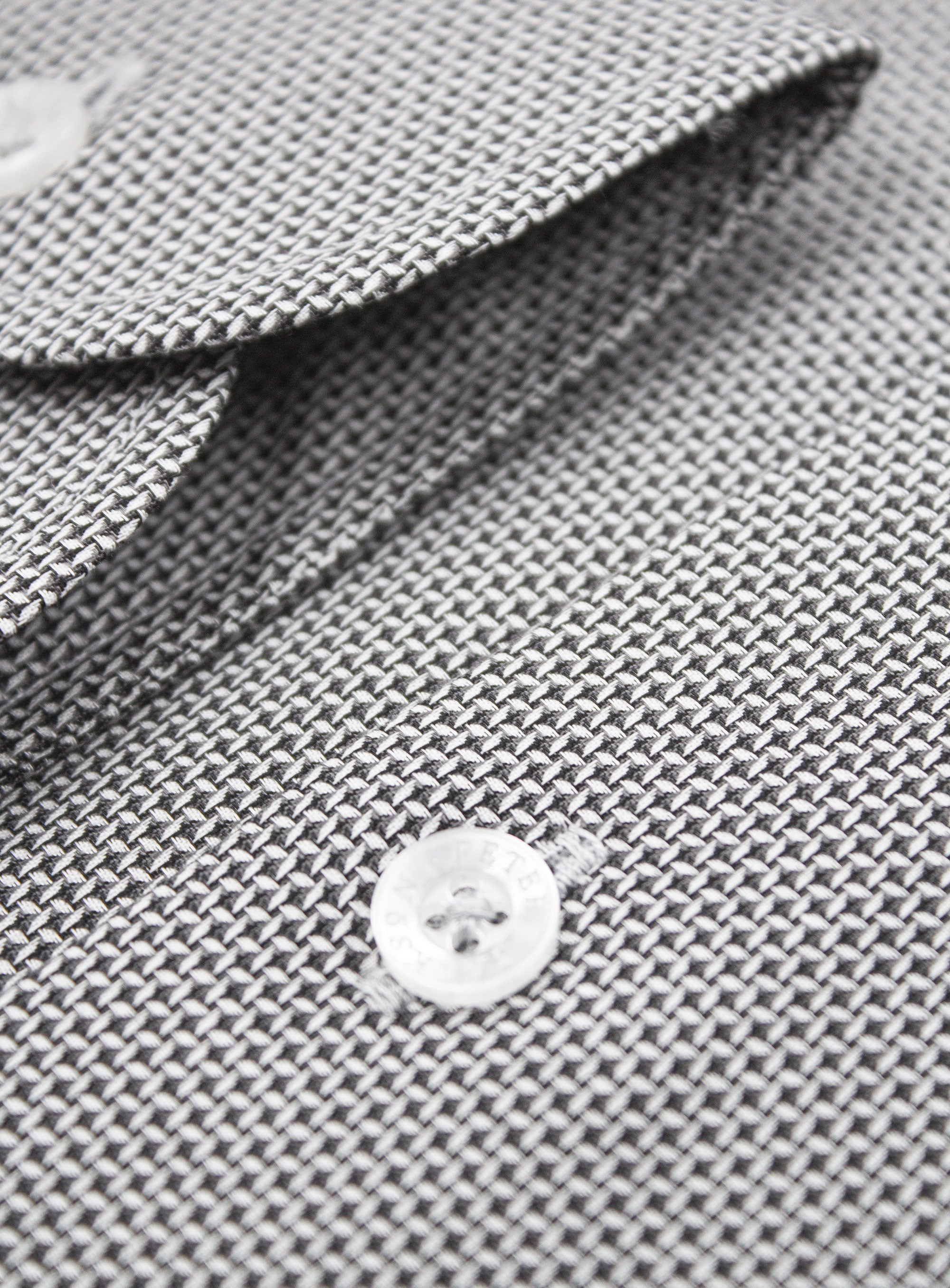 Milan Micro Jacquard Grey Shirt