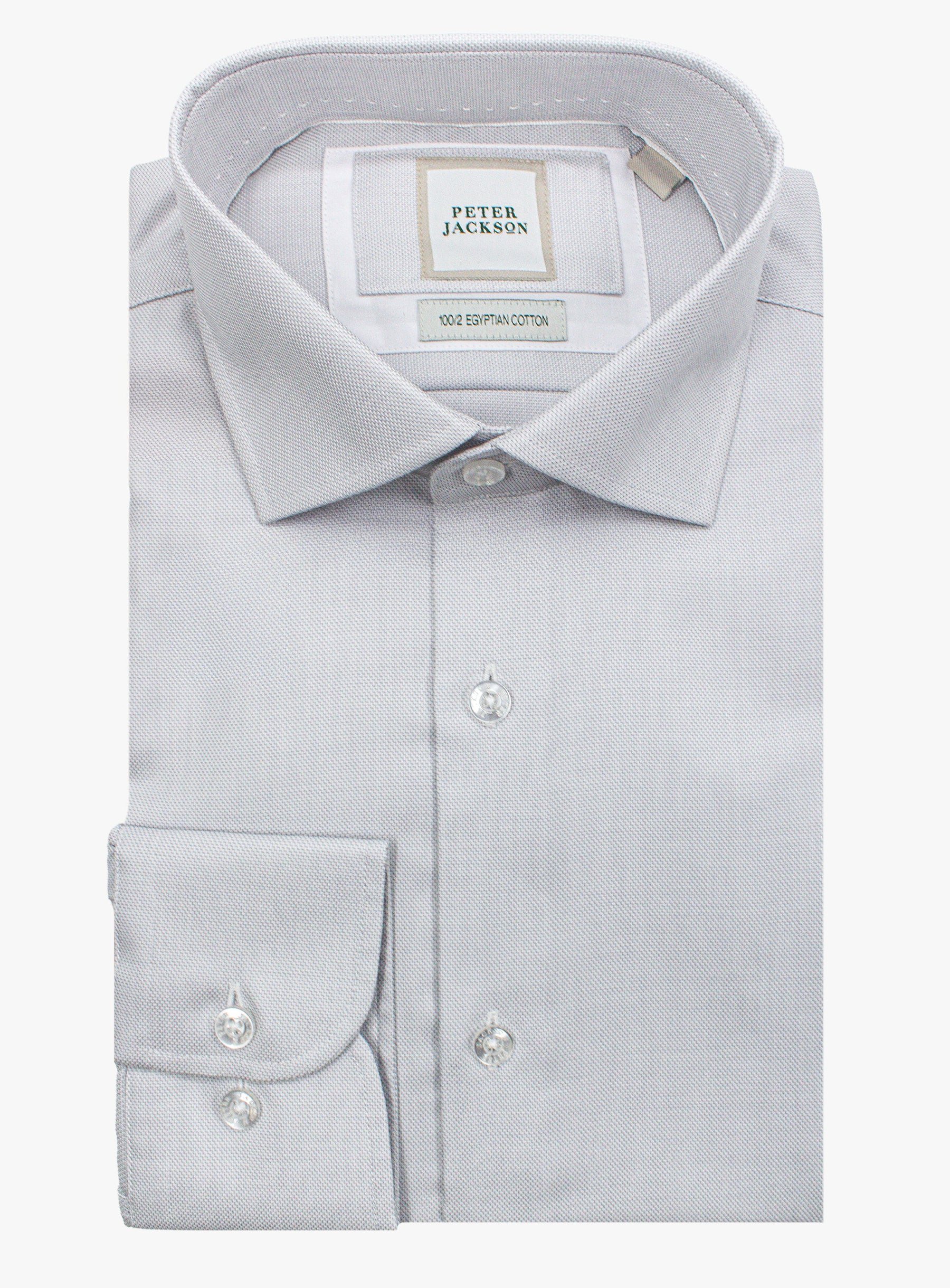 Milan Luxe Weave Grey Shirt