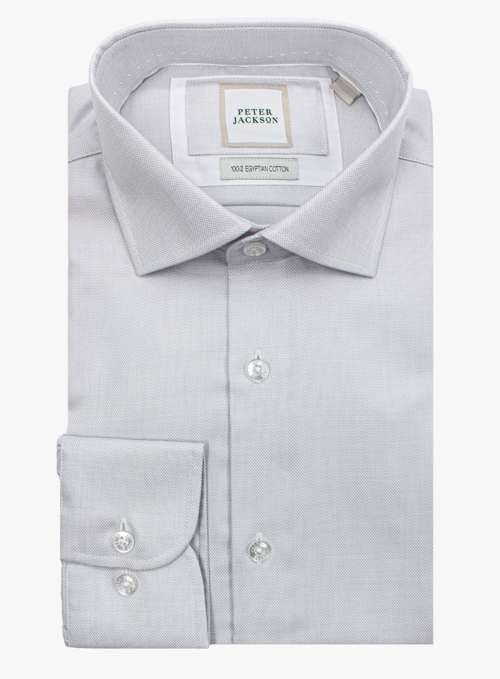 Milan Luxe Weave Grey Shirt