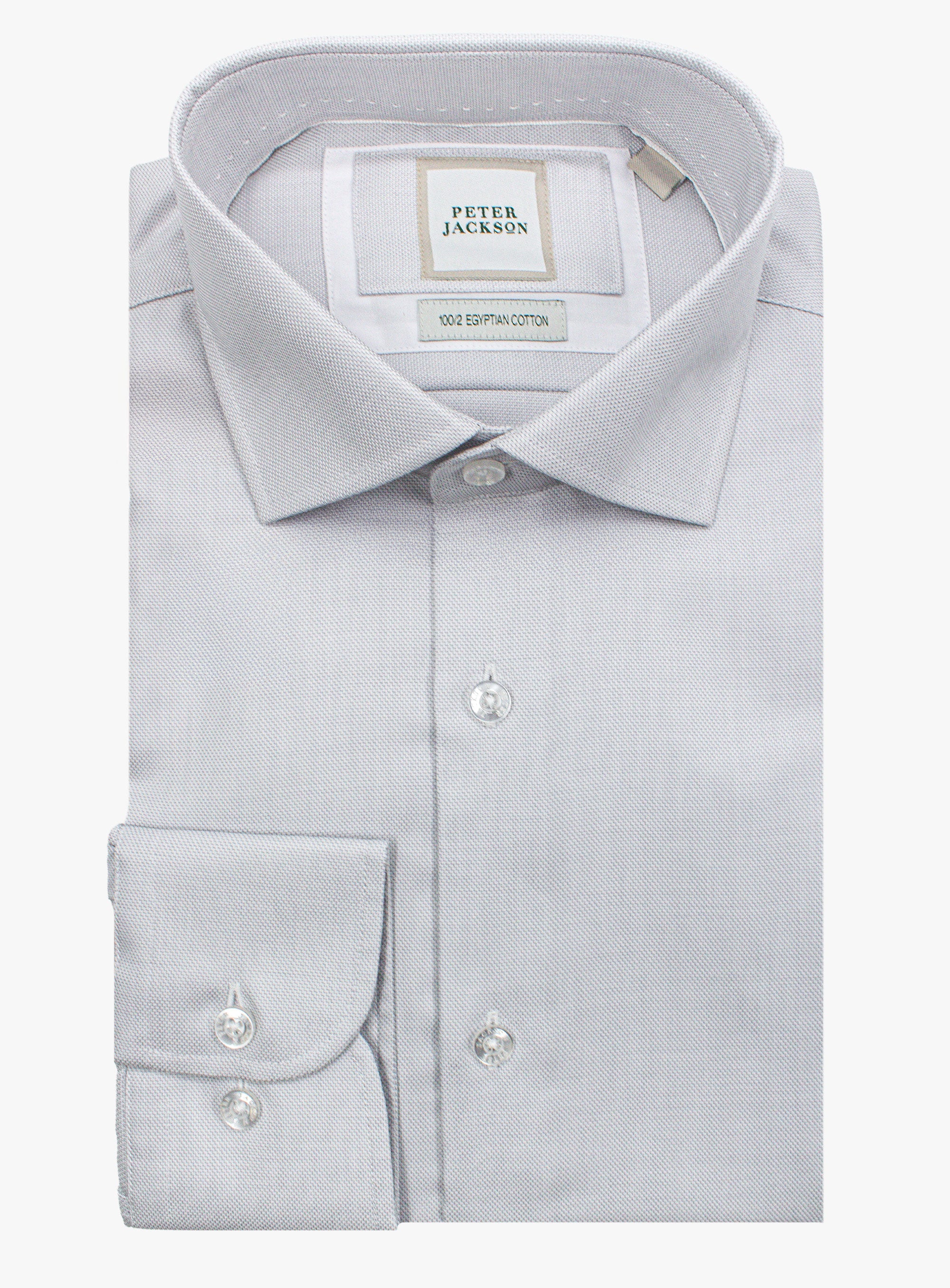 Milan Luxe Weave Grey Shirt