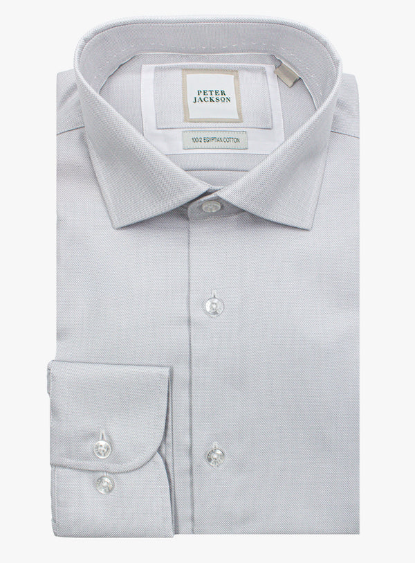 Milan Luxe Weave Grey Shirt