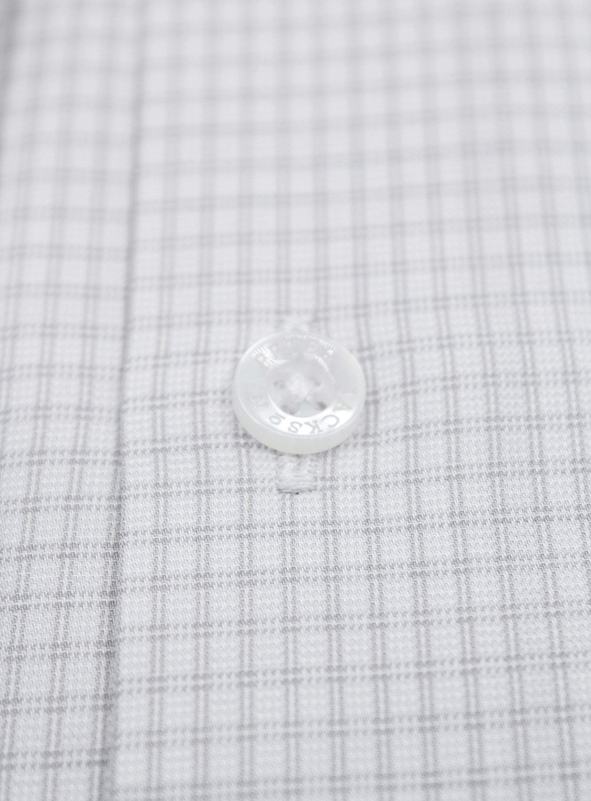 Milan Micro Check Silver Grey Shirt