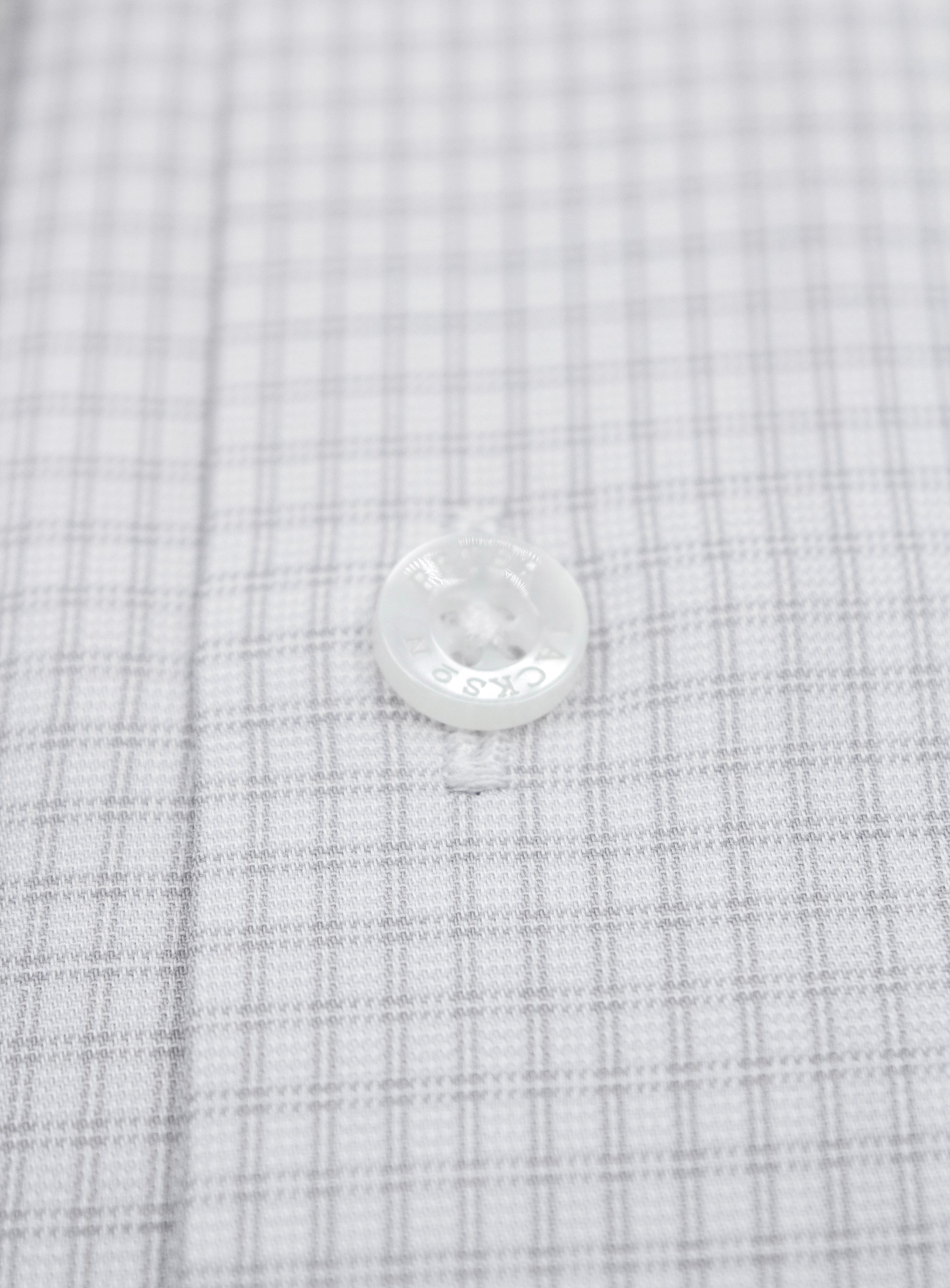 Milan Micro Check Silver Grey Shirt