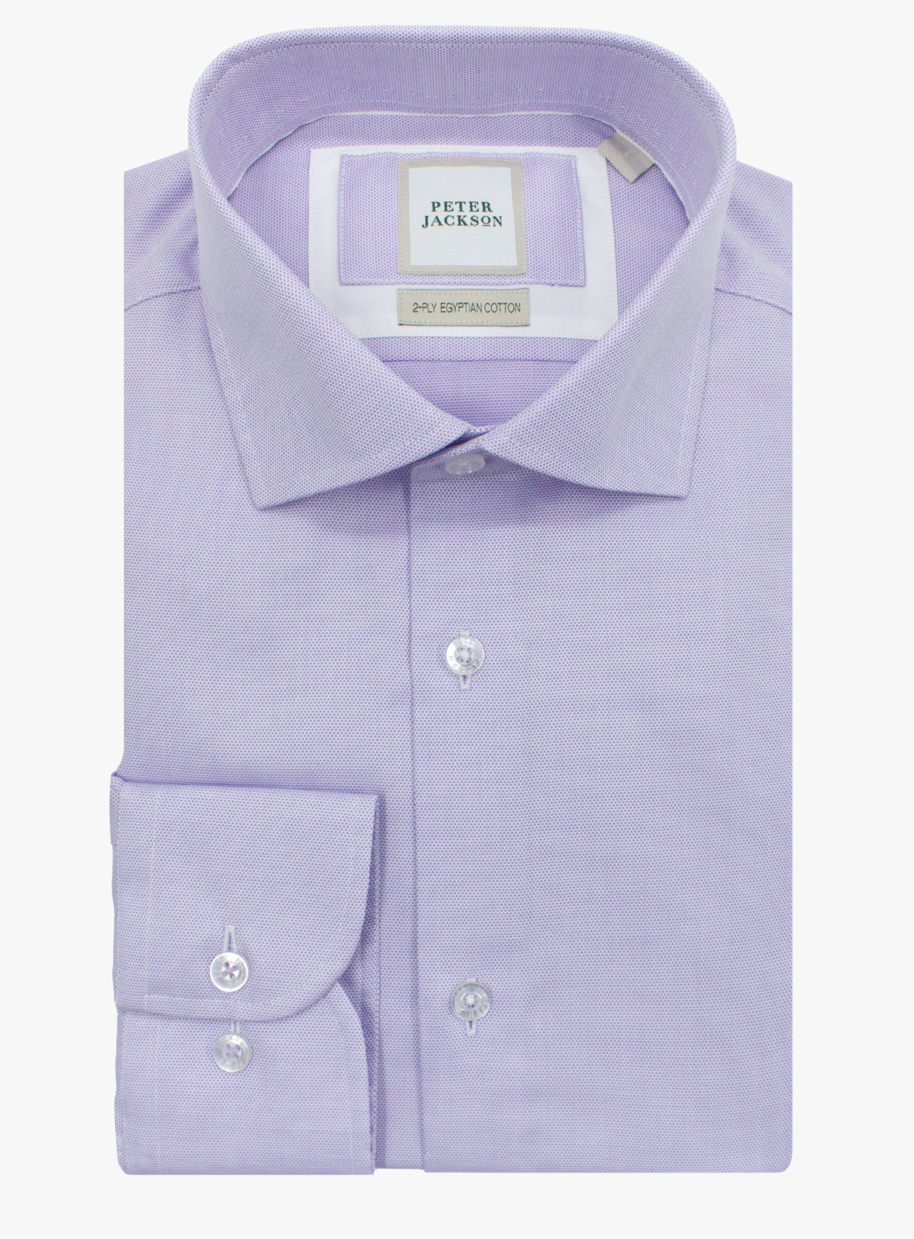 Milan Basketweave Lilac Shirt