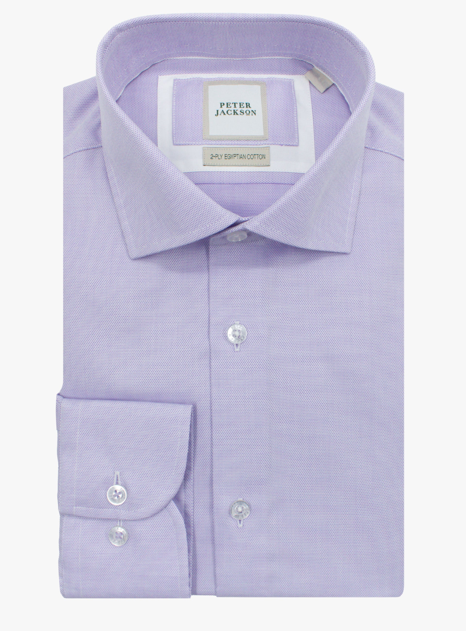 Milan Basketweave Lilac Shirt
