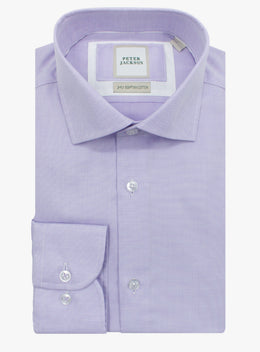 Milan Basketweave Lilac Shirt