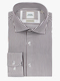 Milan White & Mulberry Stripe Shirt