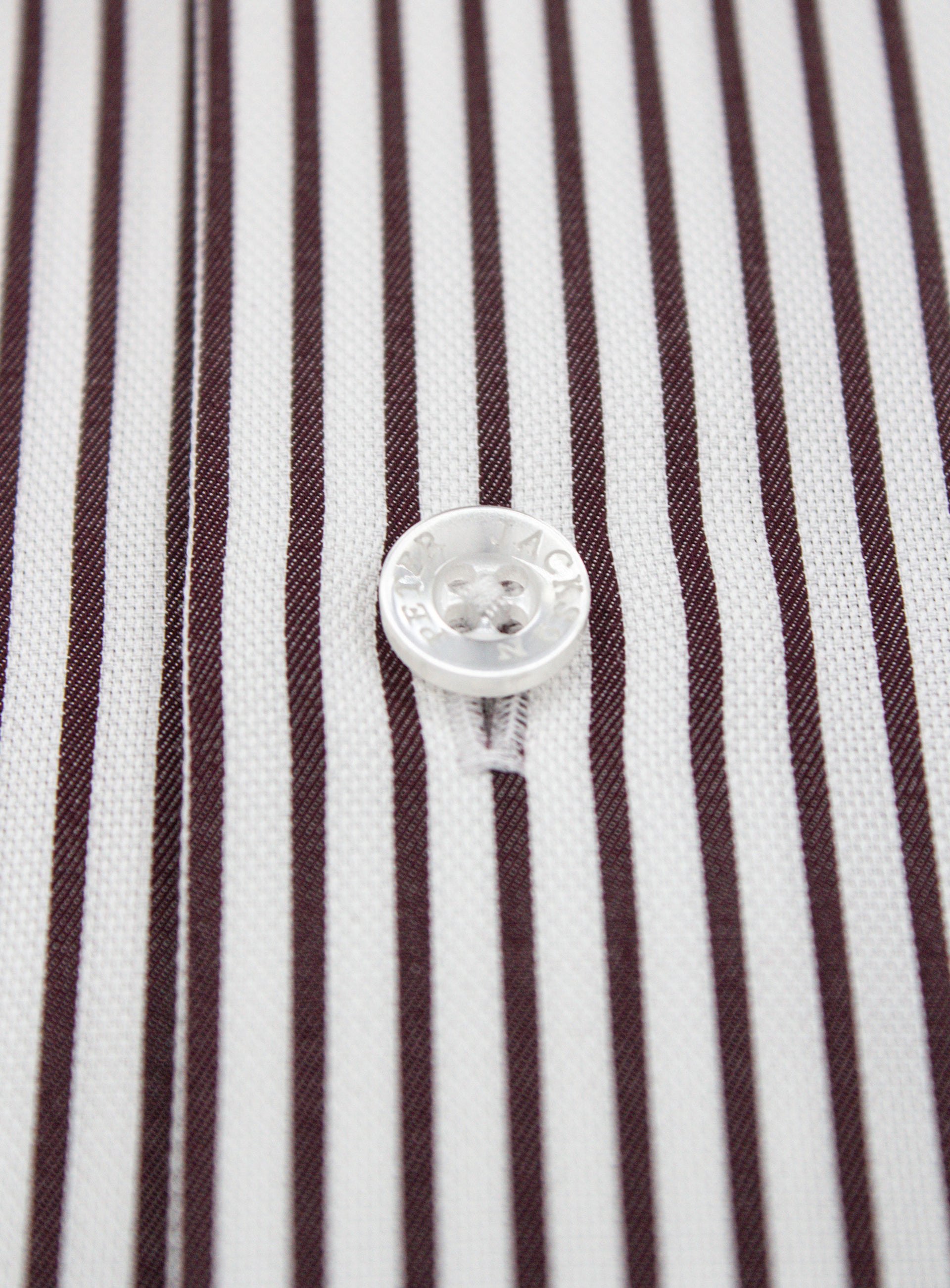 Milan White & Mulberry Stripe Shirt