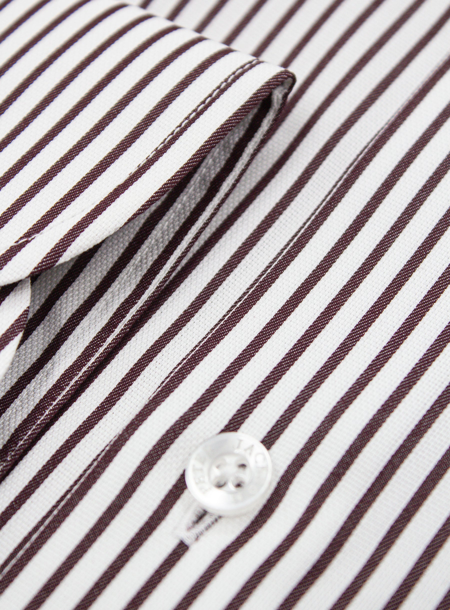 Milan White & Mulberry Stripe Shirt