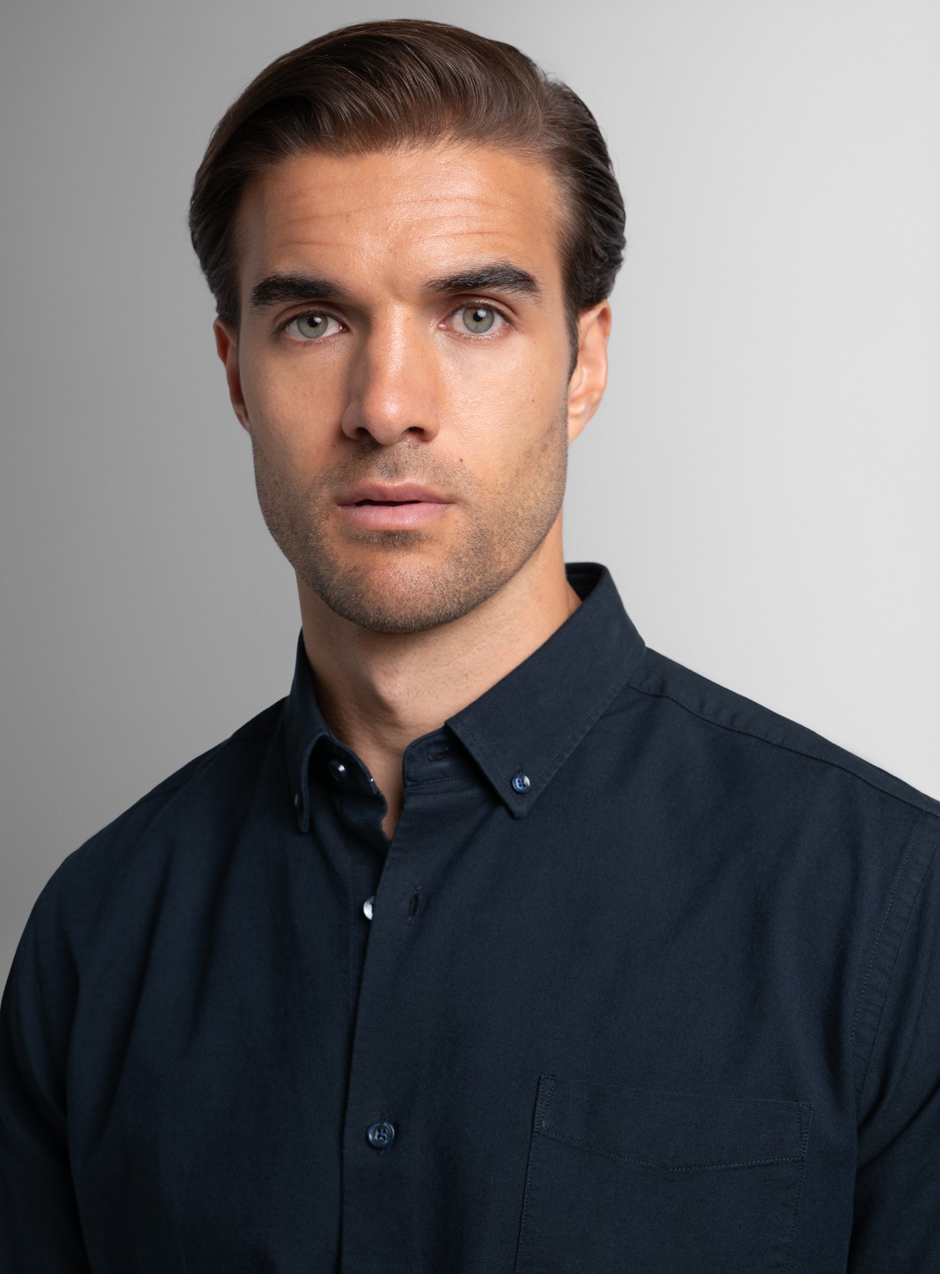 Merano Navy Oxford Shirt