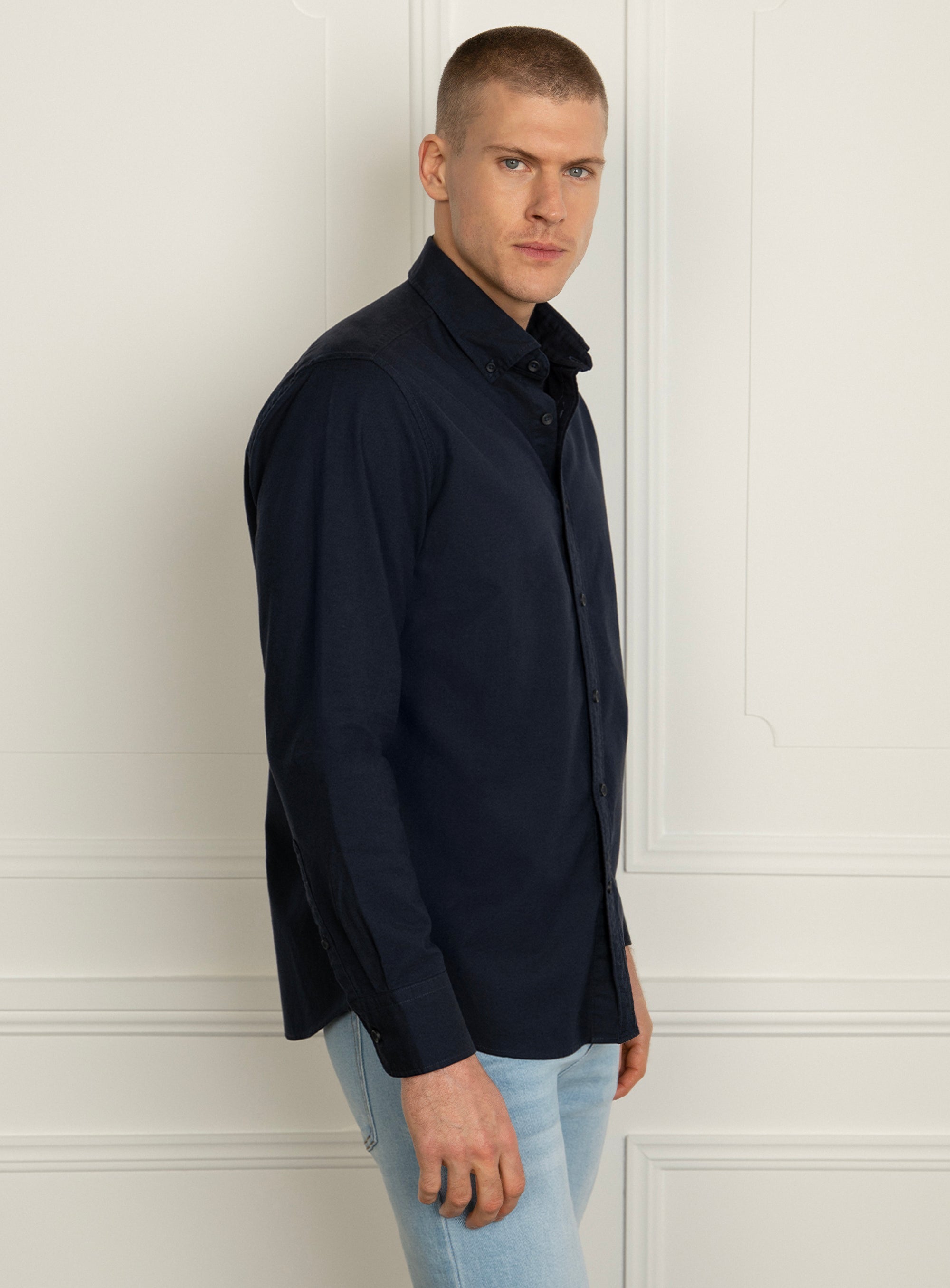 Merano Signature Navy Oxford Shirt